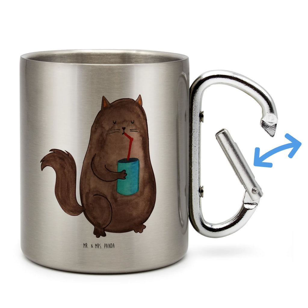 Edelstahlbecher Katze Dose Edelstahltasse, Karabiner, Edelstahlbecher, Outdoor, Camping, Tasse, Becher, Katze, Katzenmotiv, Katzenfan, Katzendeko, Katzenfreund, Katzenliebhaber, Katzenprodukte, Katzenartikel, Katzenaccessoires, Katzensouvenirs, Katzenliebhaberprodukte, Katzenmotive, Katzen, Kater, Mietze, Cat, Cats, Katzenhalter, Katzenbesitzerin, Haustier, Futter, Katzenfutter