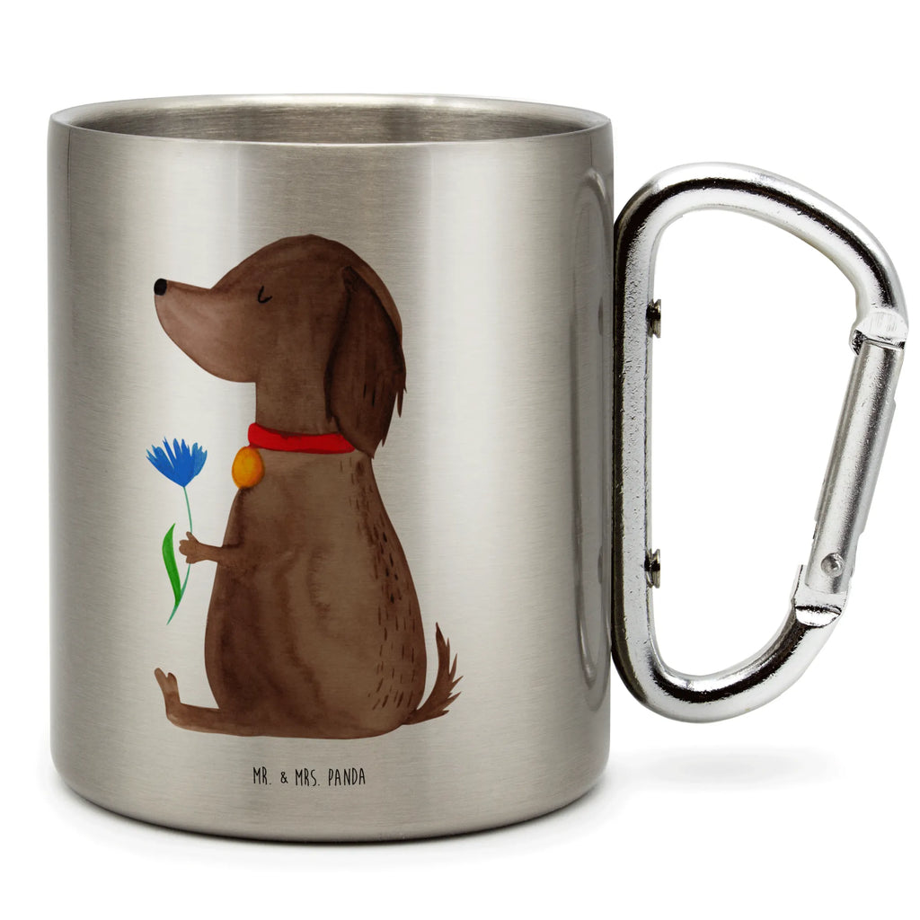 Edelstahlbecher Hund Blume Edelstahltasse, Karabiner, Edelstahlbecher, Outdoor, Camping, Tasse, Becher, Hund, Hundemotiv, Haustier, Hunderasse, Tierliebhaber, Hundebesitzer, Sprüche, Hunde, Frauchen, Hundeliebe