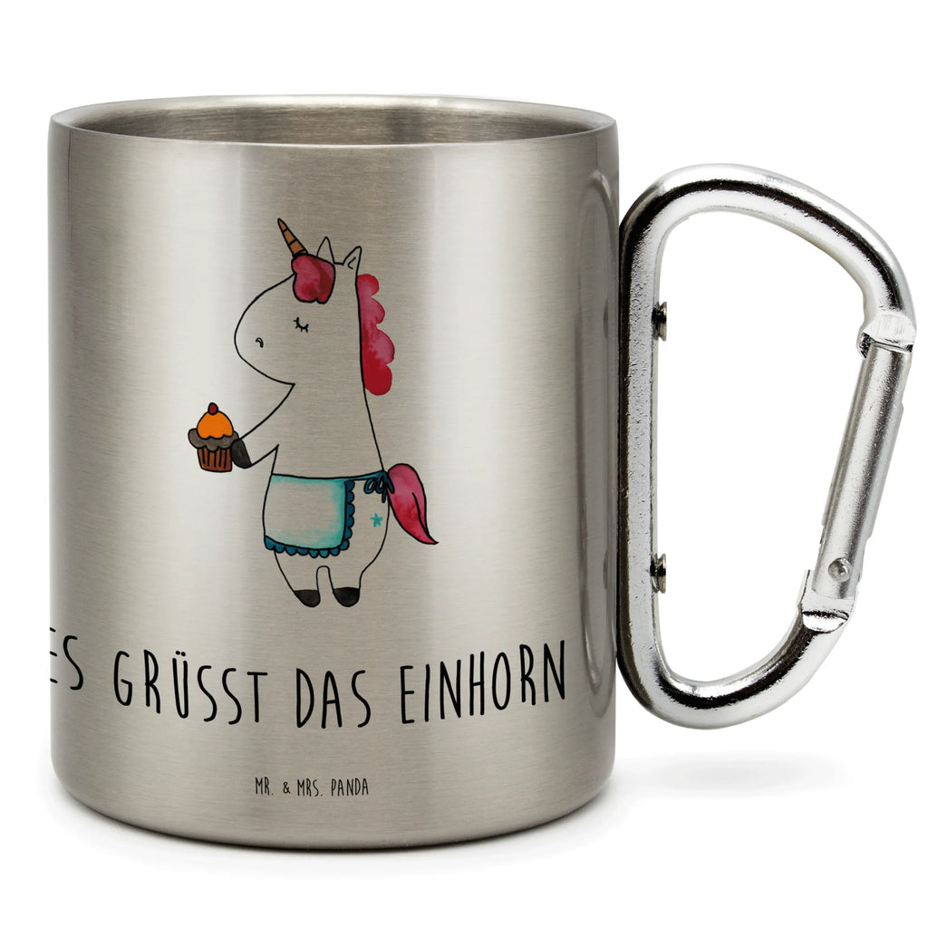 Edelstahlbecher Einhorn Muffin Edelstahltasse, Karabiner, Edelstahlbecher, Outdoor, Camping, Tasse, Becher, Einhorn, Einhörner, Einhorn Deko, Pegasus, Unicorn, Geburtstag, Backen, Muffin, Kekse, Geburtstagsgrüße, Glückwünsche, Liebesgrüße, Grüße