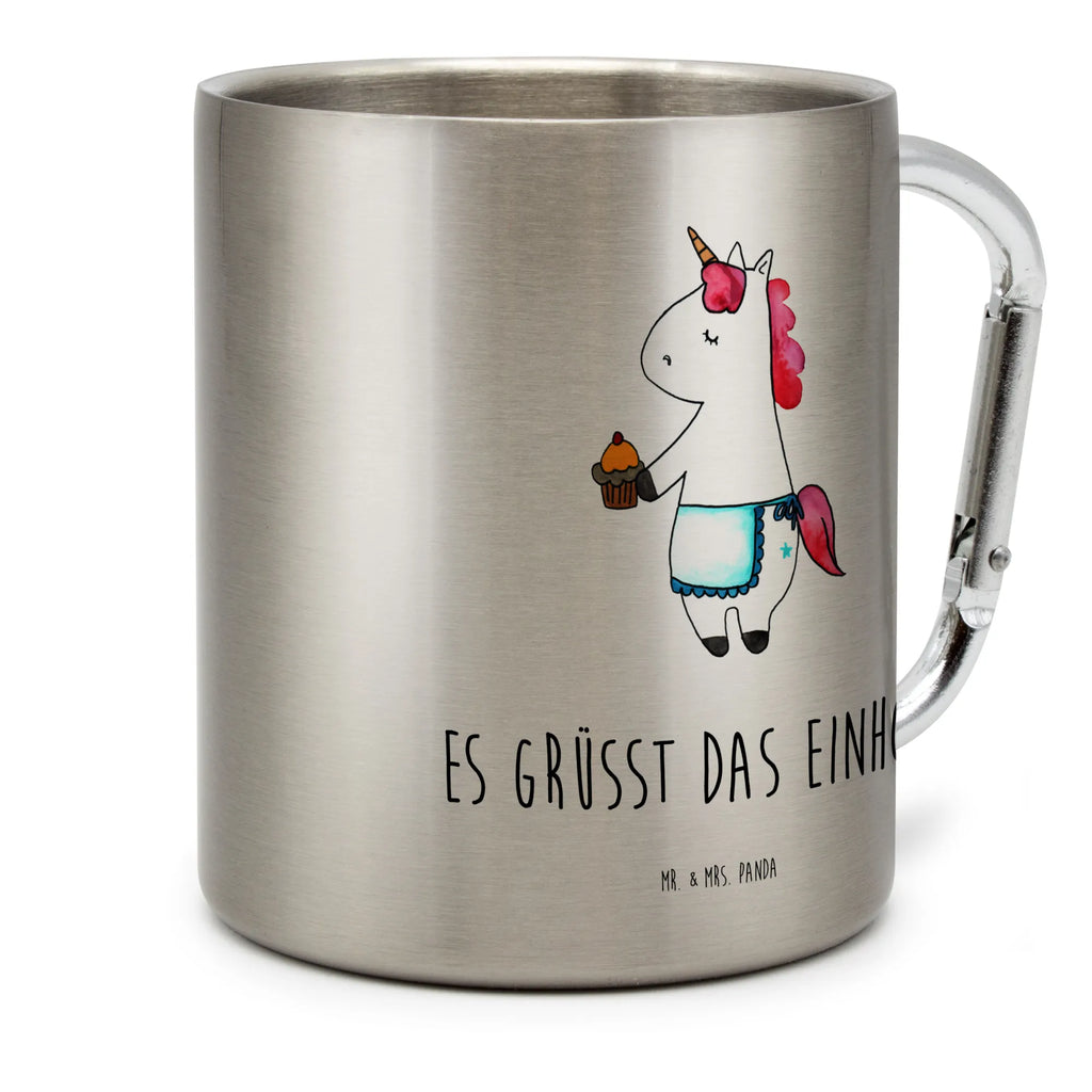 Edelstahlbecher Einhorn Muffin Edelstahltasse, Karabiner, Edelstahlbecher, Outdoor, Camping, Tasse, Becher, Einhorn, Einhörner, Einhorn Deko, Pegasus, Unicorn, Geburtstag, Backen, Muffin, Kekse, Geburtstagsgrüße, Glückwünsche, Liebesgrüße, Grüße