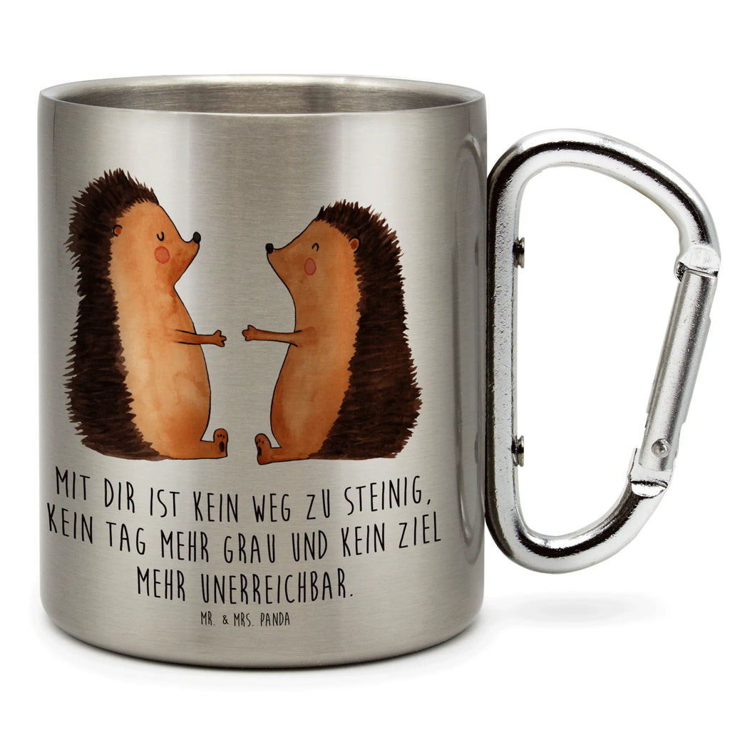 Edelstahlbecher Igel Liebe Edelstahltasse, Karabiner, Edelstahlbecher, Outdoor, Camping, Tasse, Becher, Liebe, Partner, Freund, Freundin, Ehemann, Ehefrau, Heiraten, Verlobung, Heiratsantrag, Liebesgeschenk, Jahrestag, Hocheitstag, Verliebt, Verlobt, Verheiratet, Geschenk, Liebesbeweis, Hochzeitstag, Hochzeit, Igel