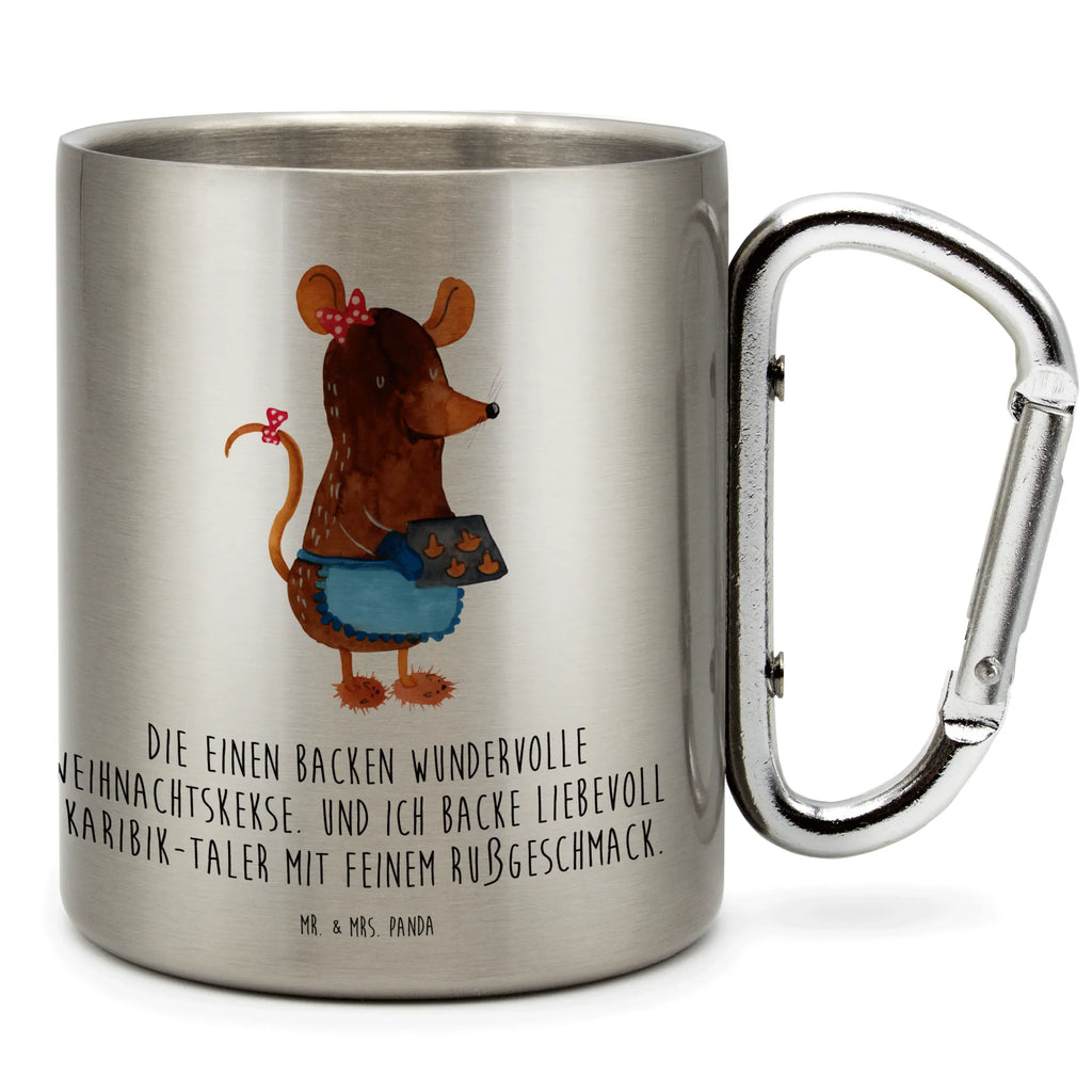 Edelstahlbecher Maus Kekse Edelstahltasse, Karabiner, Edelstahlbecher, Outdoor, Camping, Tasse, Becher, Winter, Weihnachten, Weihnachtsdeko, Nikolaus, Advent, Heiligabend, Wintermotiv, Maus, Kekse, backen, Weihnachtskekse, Plätzchen, Weihnachtsbäckerei, Chaosqueen