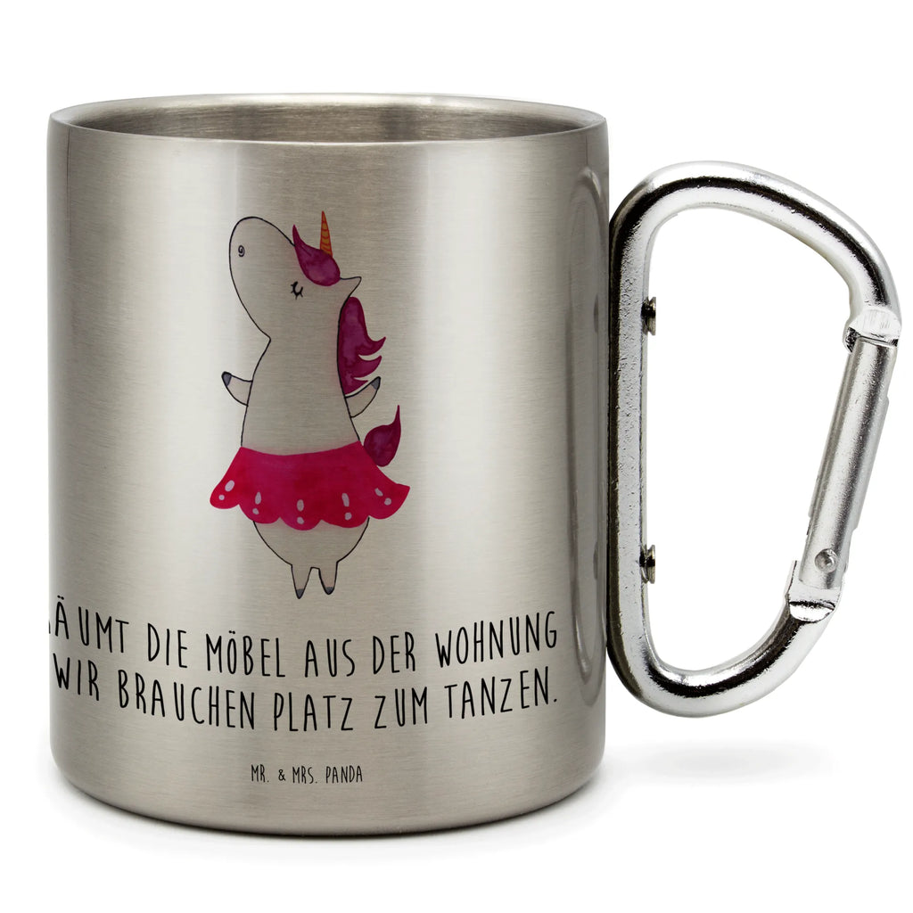 Edelstahlbecher Einhorn Ballerina Edelstahltasse, Karabiner, Edelstahlbecher, Outdoor, Camping, Tasse, Becher, Einhorn, Einhörner, Einhorn Deko, Pegasus, Unicorn, Tanzen, Ballerina, Party, Wohnung, Spaß, Feiern, Geburtstag, Tänzerin, Lebenslust, Lebensfreude