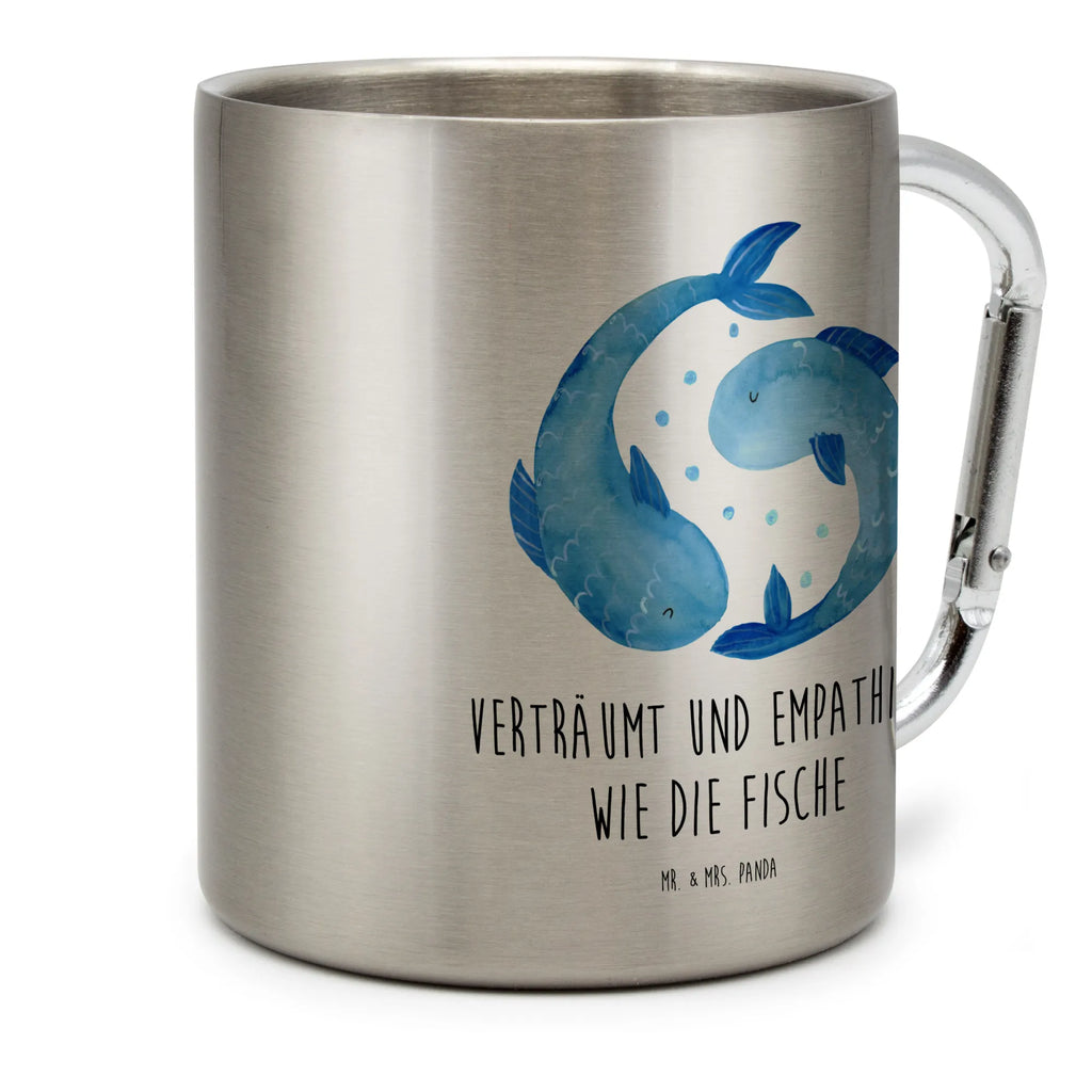 Edelstahlbecher Sternzeichen Fische Edelstahltasse, Karabiner, Edelstahlbecher, Outdoor, Camping, Tasse, Becher, Tierkreiszeichen, Sternzeichen, Horoskop, Astrologie, Aszendent, Fisch, Fische Geschenk, Fische Sternzeichen, Fische Sternbild, Geschenk Februar, Geschenk März, Geburtstag Februar, Geburtstag März