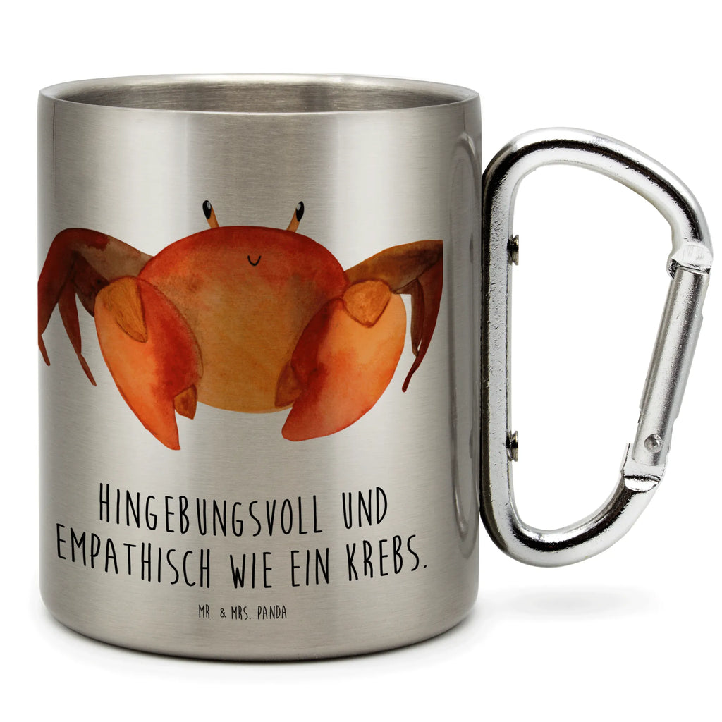 Edelstahlbecher Sternzeichen Krebs Edelstahltasse, Karabiner, Edelstahlbecher, Outdoor, Camping, Tasse, Becher, Tierkreiszeichen, Sternzeichen, Horoskop, Astrologie, Aszendent, Krebse, Krebs Geschenk, Krebs Sternzeichen, Geschenk Juni, Geschenk Juli, Geburtstag Juni, Geburtstag Juli, Krabbe, Meerestier, Geschenk Meer