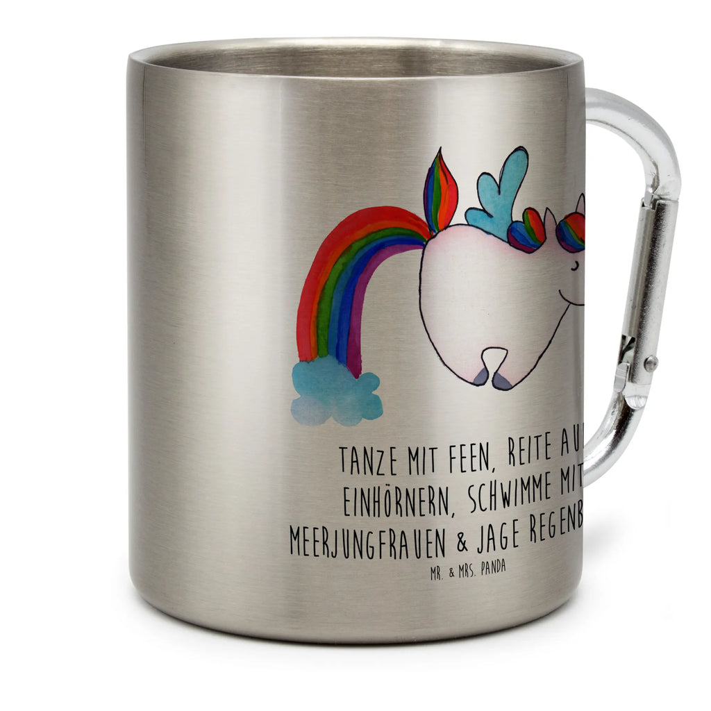 Edelstahlbecher Einhorn Pegasus Edelstahltasse, Karabiner, Edelstahlbecher, Outdoor, Camping, Tasse, Becher, Einhorn, Einhörner, Einhorn Deko, Pegasus, Unicorn, Regenbogen, Spielen, Realität, Glitzer, Erwachsenwerden