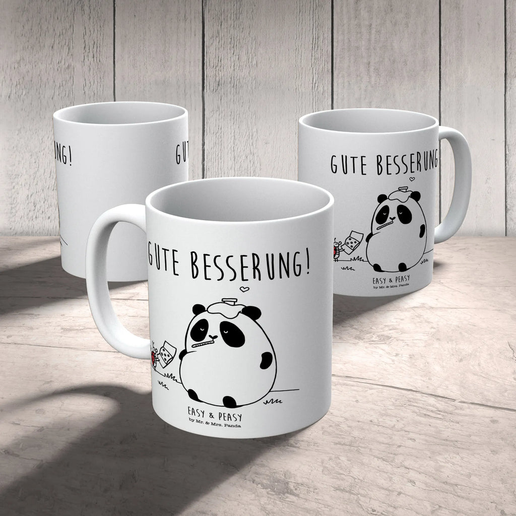 Tasse Easy & Peasy Gute Besserung Tasse, Kaffeetasse, Teetasse, Becher, Kaffeebecher, Teebecher, Keramiktasse, Porzellantasse, Büro Tasse, Geschenk Tasse, Tasse Sprüche, Tasse Motive, Kaffeetassen, Tasse bedrucken, Designer Tasse, Cappuccino Tassen, Schöne Teetassen