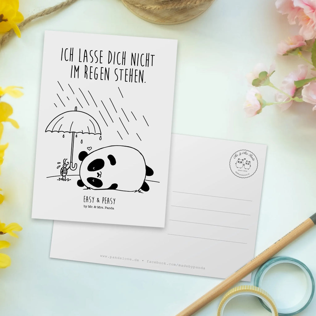 Postkarte Easy & Peasy Freundschaft Postkarte, Karte, Geschenkkarte, Grußkarte, Einladung, Ansichtskarte, Geburtstagskarte, Einladungskarte, Dankeskarte, Ansichtskarten, Einladung Geburtstag, Einladungskarten Geburtstag