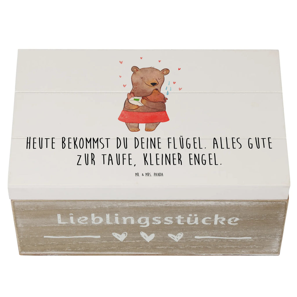 Holzkiste Bären Taufe Holzkiste, Kiste, Schatzkiste, Truhe, Schatulle, XXL, Erinnerungsbox, Erinnerungskiste, Dekokiste, Aufbewahrungsbox, Geschenkbox, Geschenkdose, Taufe, Taufgeschenk, Taufe Deko, zur Taufe, Taufspruch, Geschenk zur Taufe, Bär, Bärenmutter