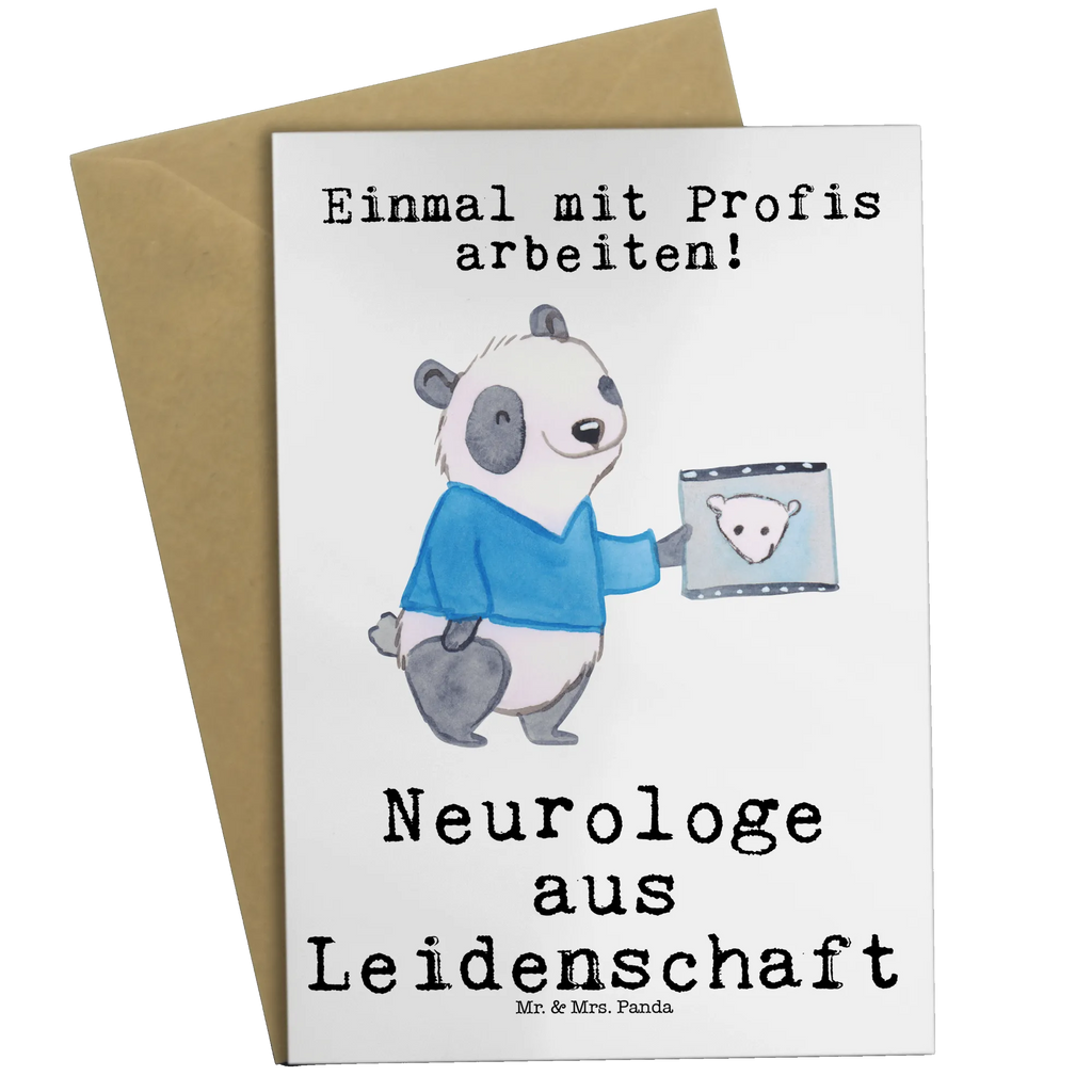 Grußkarte Neurologe aus Leidenschaft Grußkarte, Klappkarte, Einladungskarte, Glückwunschkarte, Hochzeitskarte, Geburtstagskarte, Karte, Ansichtskarten, Beruf, Ausbildung, Jubiläum, Abschied, Rente, Kollege, Kollegin, Geschenk, Schenken, Arbeitskollege, Mitarbeiter, Firma, Danke, Dankeschön, Neurologe, Neurologie, Mediziner, Medizinstudium