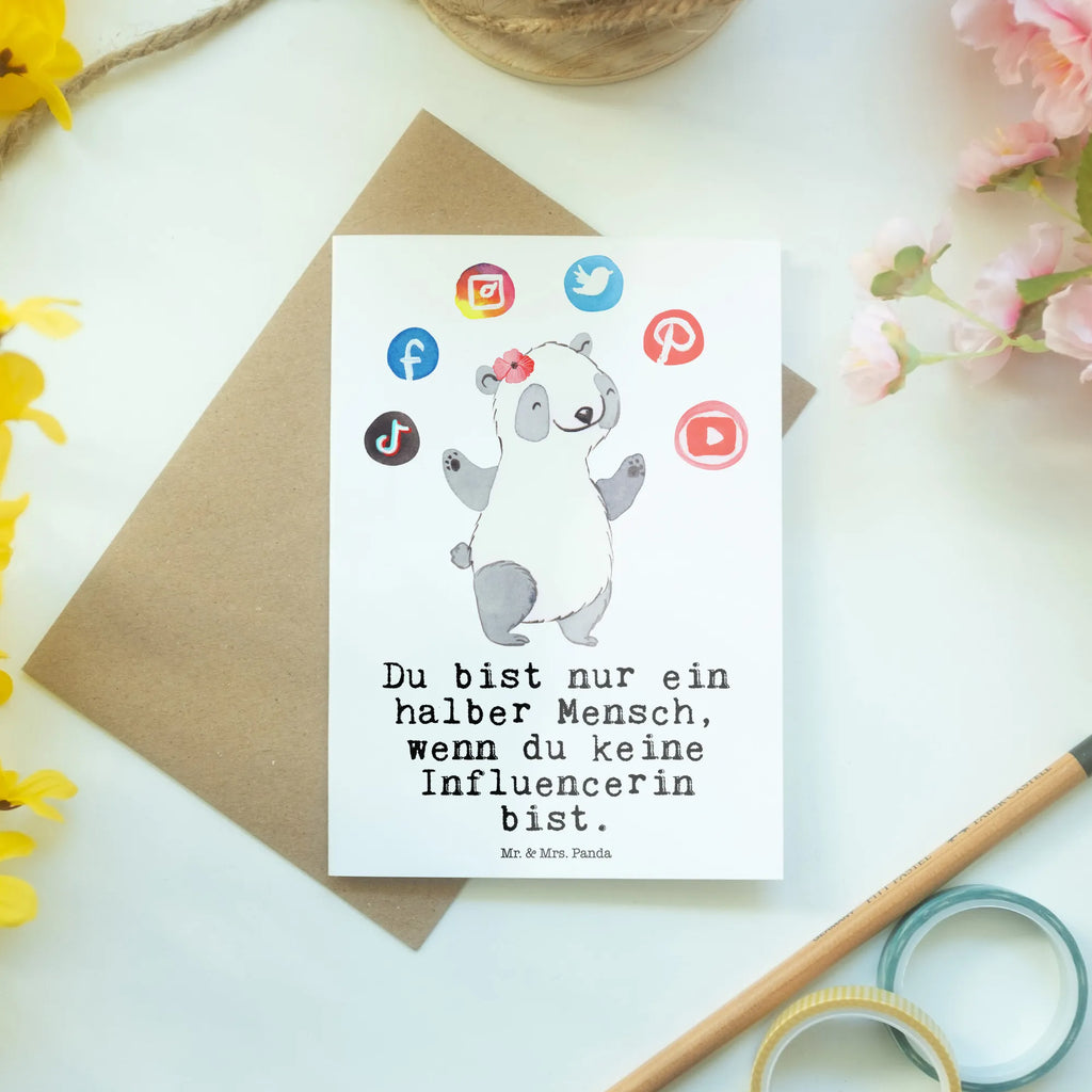 Grußkarte Influencerin Herz Grußkarte, Klappkarte, Einladungskarte, Glückwunschkarte, Hochzeitskarte, Geburtstagskarte, Karte, Ansichtskarten, Beruf, Ausbildung, Jubiläum, Abschied, Rente, Kollege, Kollegin, Geschenk, Schenken, Arbeitskollege, Mitarbeiter, Firma, Danke, Dankeschön