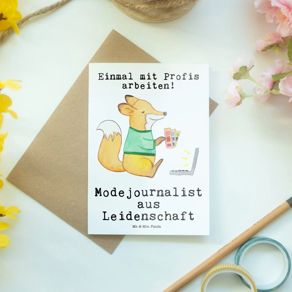 Grußkarte Modejournalist Leidenschaft Grußkarte, Klappkarte, Einladungskarte, Glückwunschkarte, Hochzeitskarte, Geburtstagskarte, Karte, Ansichtskarten, Beruf, Ausbildung, Jubiläum, Abschied, Rente, Kollege, Kollegin, Geschenk, Schenken, Arbeitskollege, Mitarbeiter, Firma, Danke, Dankeschön, Modejournalist, Journalist, Reporter, Redakteur, Pressebüro, Studium