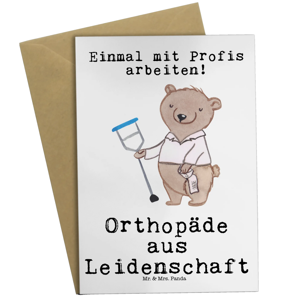 Grußkarte Orthopäde aus Leidenschaft Grußkarte, Klappkarte, Einladungskarte, Glückwunschkarte, Hochzeitskarte, Geburtstagskarte, Karte, Ansichtskarten, Beruf, Ausbildung, Jubiläum, Abschied, Rente, Kollege, Kollegin, Geschenk, Schenken, Arbeitskollege, Mitarbeiter, Firma, Danke, Dankeschön, Orthopäde, Facharzt, Orthopädie, Praxis, Eröffnung