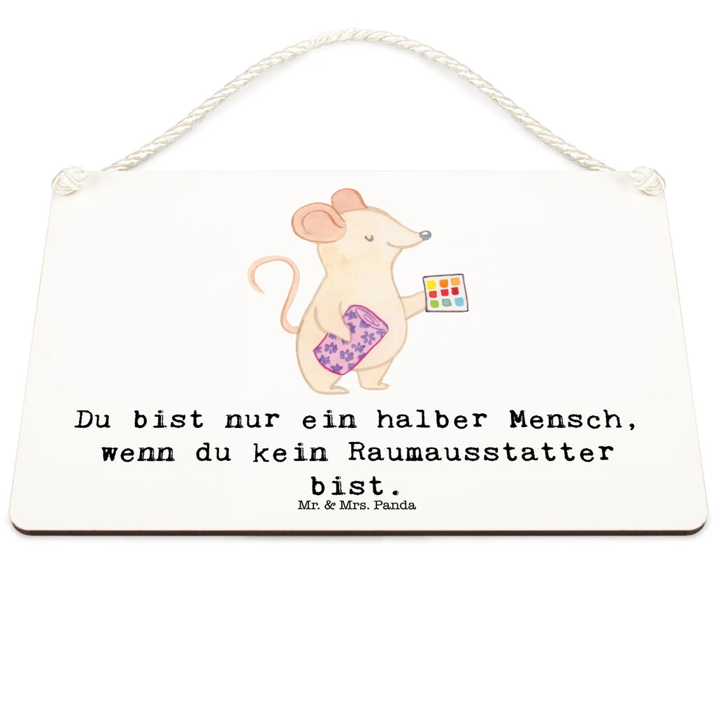 Deko Schild Raumausstatter mit Herz Dekoschild, Deko Schild, Schild, Tür Schild, Türschild, Holzschild, Wandschild, Wanddeko, Beruf, Ausbildung, Jubiläum, Abschied, Rente, Kollege, Kollegin, Geschenk, Schenken, Arbeitskollege, Mitarbeiter, Firma, Danke, Dankeschön