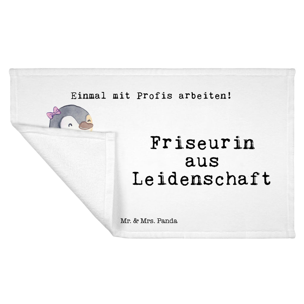 Handtuch Friseurin aus Leidenschaft Gästetuch, Reisehandtuch, Sport Handtuch, Frottier, Kinder Handtuch, Beruf, Ausbildung, Jubiläum, Abschied, Rente, Kollege, Kollegin, Geschenk, Schenken, Arbeitskollege, Mitarbeiter, Firma, Danke, Dankeschön, Frisörin, Haarstylistin, Frisörbesuch, Friseursalon, Eröffnung Friseur