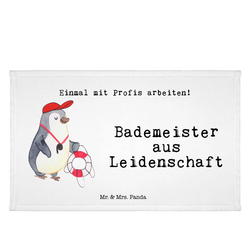 Handtuch Bademeister aus Leidenschaft Gästetuch, Reisehandtuch, Sport Handtuch, Frottier, Kinder Handtuch, Beruf, Ausbildung, Jubiläum, Abschied, Rente, Kollege, Kollegin, Geschenk, Schenken, Arbeitskollege, Mitarbeiter, Firma, Danke, Dankeschön, Bademeister, Rettungsschwimmer, Schwimmmeister, Schwimmbad, Freibad, Badeanstalt, Schwimmverein, Schwimmschule