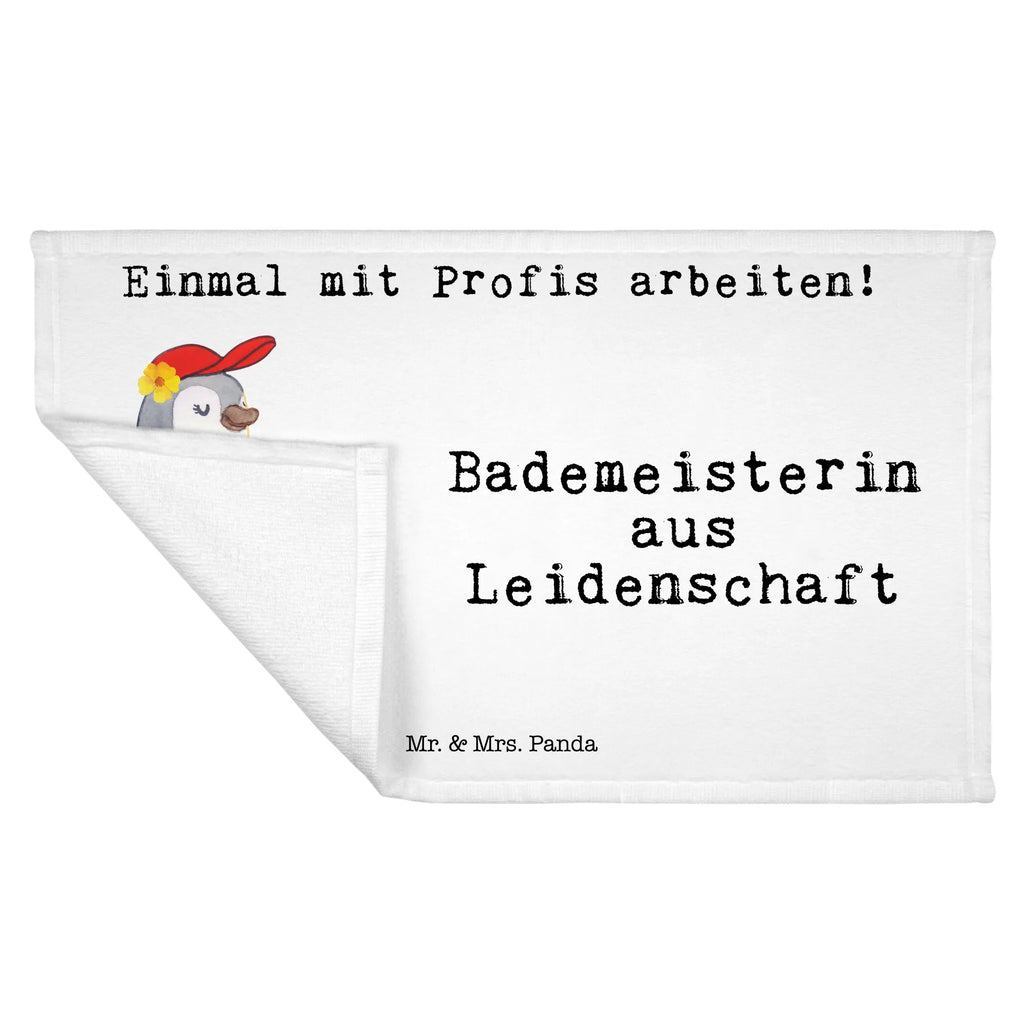 Handtuch Bademeisterin aus Leidenschaft Gästetuch, Reisehandtuch, Sport Handtuch, Frottier, Kinder Handtuch, Beruf, Ausbildung, Jubiläum, Abschied, Rente, Kollege, Kollegin, Geschenk, Schenken, Arbeitskollege, Mitarbeiter, Firma, Danke, Dankeschön, Bademeisterin, Rettungsschwimmerin, Schwimmmeisterin, Schwimmbad, Freibad, Badeanstalt, Schwimmverein, Schwimmschule