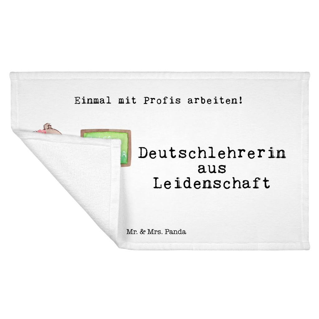 Handtuch Deutschlehrerin aus Leidenschaft Gästetuch, Reisehandtuch, Sport Handtuch, Frottier, Kinder Handtuch, Beruf, Ausbildung, Jubiläum, Abschied, Rente, Kollege, Kollegin, Geschenk, Schenken, Arbeitskollege, Mitarbeiter, Firma, Danke, Dankeschön, Deutschlehrerin, Deutschunterricht, Schule, Grundschule