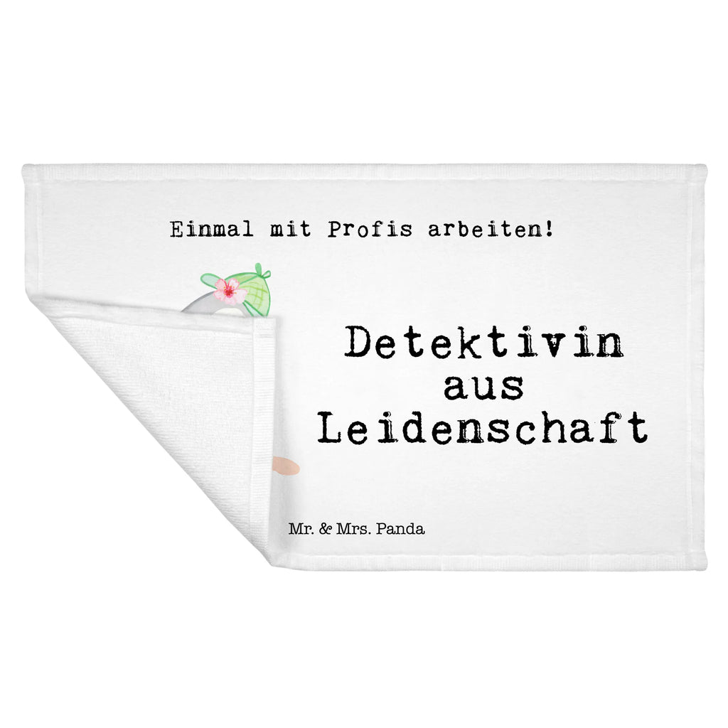 Handtuch Detektivin aus Leidenschaft Gästetuch, Reisehandtuch, Sport Handtuch, Frottier, Kinder Handtuch, Beruf, Ausbildung, Jubiläum, Abschied, Rente, Kollege, Kollegin, Geschenk, Schenken, Arbeitskollege, Mitarbeiter, Firma, Danke, Dankeschön, Detektivin, Ermittlerin, Agentin, Privatdetektei, Berufsdetektivin, Wirtschaftsdetektei, Detektivausbildung, Spurensuche