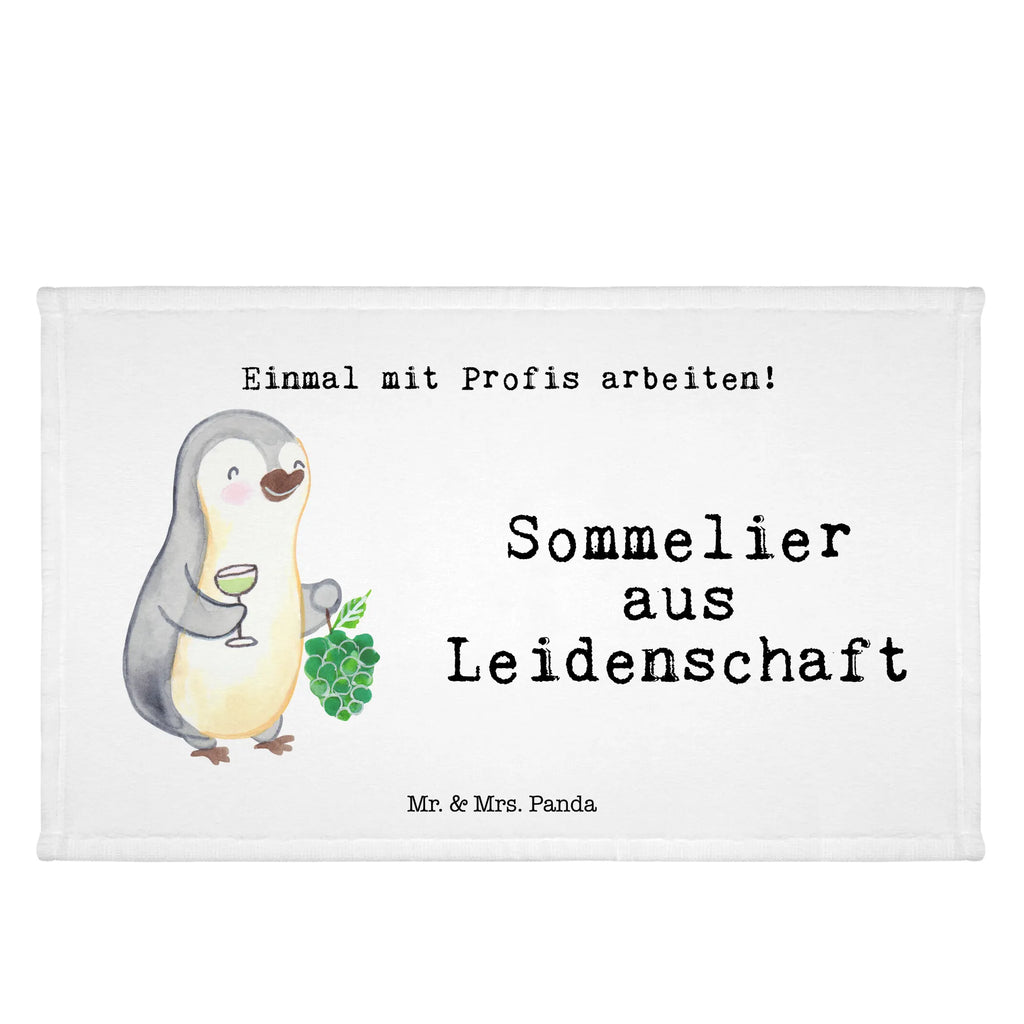 Handtuch Sommelier aus Leidenschaft Gästetuch, Reisehandtuch, Sport Handtuch, Frottier, Kinder Handtuch, Beruf, Ausbildung, Jubiläum, Abschied, Rente, Kollege, Kollegin, Geschenk, Schenken, Arbeitskollege, Mitarbeiter, Firma, Danke, Dankeschön