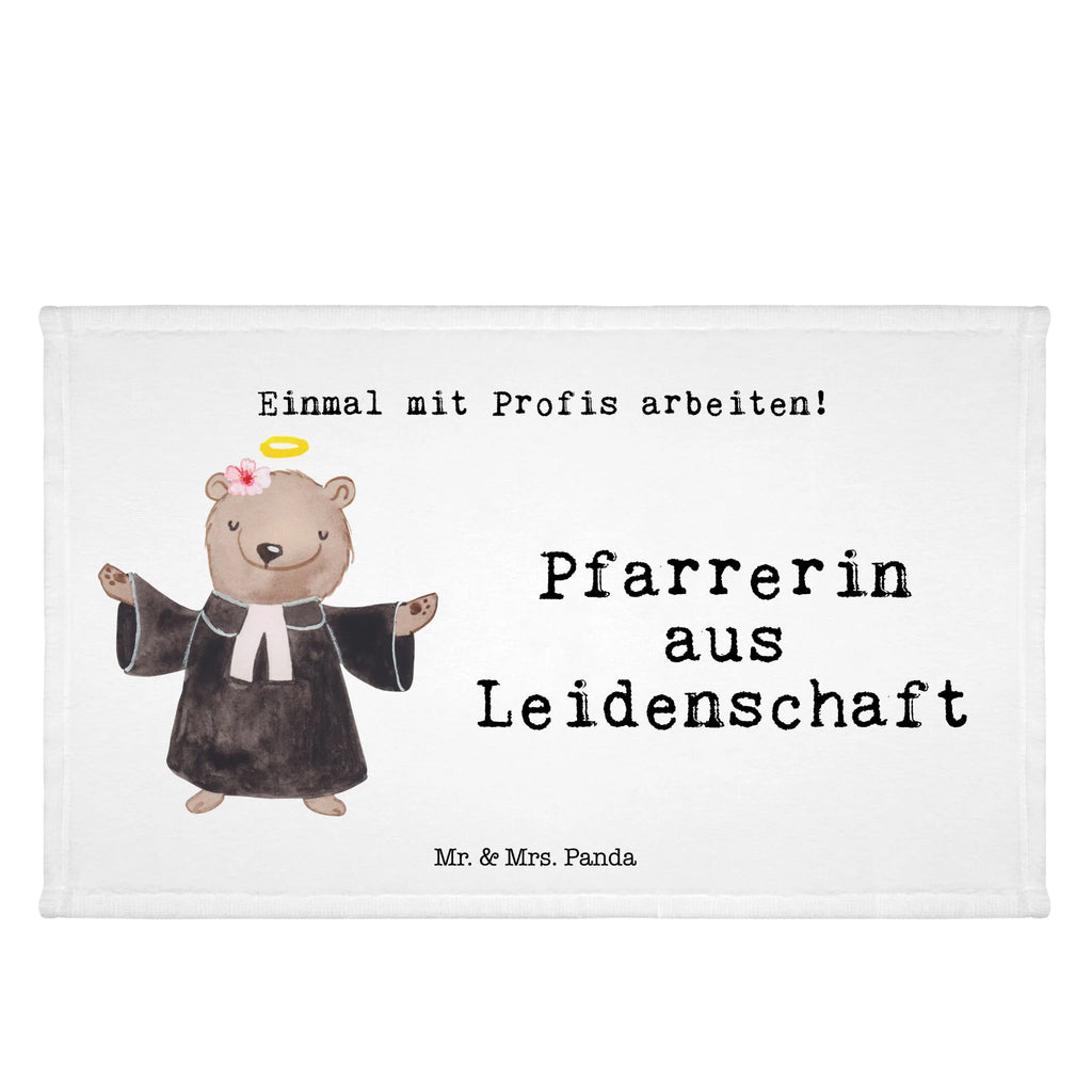 Handtuch Pfarrerin aus Leidenschaft Gästetuch, Reisehandtuch, Sport Handtuch, Frottier, Kinder Handtuch, Beruf, Ausbildung, Jubiläum, Abschied, Rente, Kollege, Kollegin, Geschenk, Schenken, Arbeitskollege, Mitarbeiter, Firma, Danke, Dankeschön, Pastorin, Dienerin Gottes<br />Geistliche, Pfarrerin, Predigerin<br />Priesterin, Theologin, Kirche