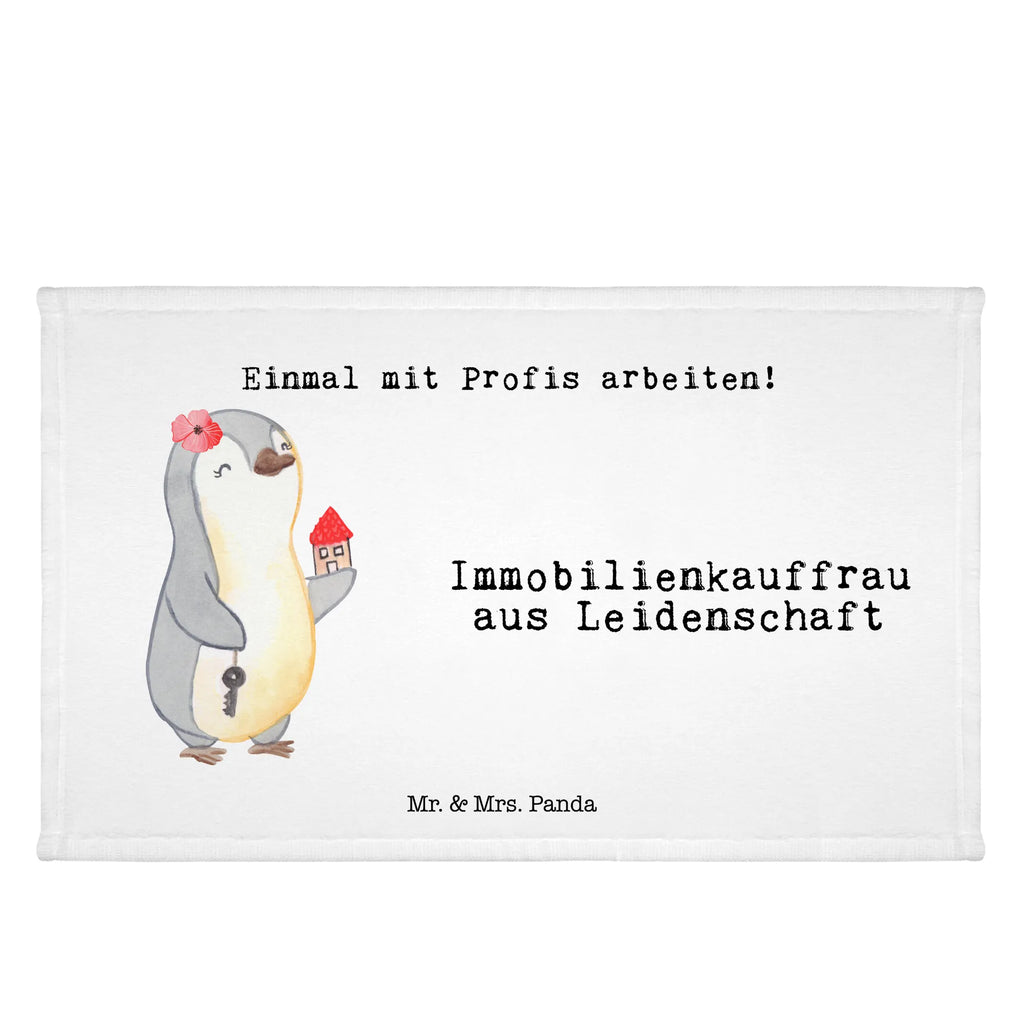 Handtuch Immobilienkauffrau aus Leidenschaft Gästetuch, Reisehandtuch, Sport Handtuch, Frottier, Kinder Handtuch, Beruf, Ausbildung, Jubiläum, Abschied, Rente, Kollege, Kollegin, Geschenk, Schenken, Arbeitskollege, Mitarbeiter, Firma, Danke, Dankeschön, Immobilienmaklerin, Immobilienhändlerin, Immobilienkauffrau, Immobilienbüro