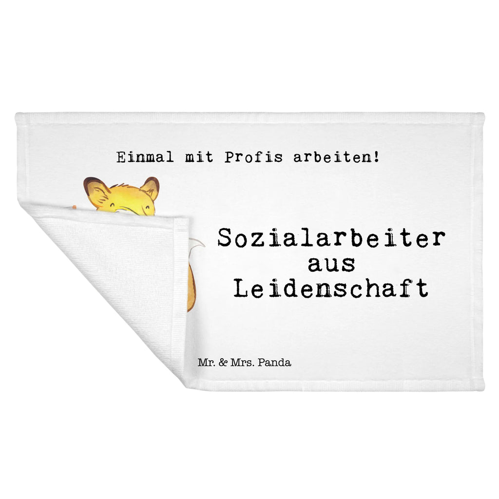 Handtuch Sozialarbeiter aus Leidenschaft Gästetuch, Reisehandtuch, Sport Handtuch, Frottier, Kinder Handtuch, Beruf, Ausbildung, Jubiläum, Abschied, Rente, Kollege, Kollegin, Geschenk, Schenken, Arbeitskollege, Mitarbeiter, Firma, Danke, Dankeschön