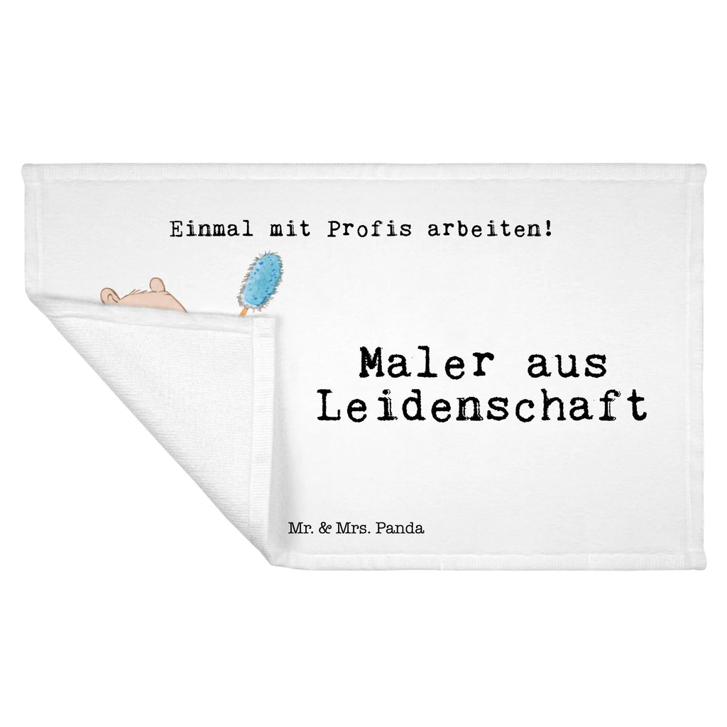 Handtuch Maler aus Leidenschaft Gästetuch, Reisehandtuch, Sport Handtuch, Frottier, Kinder Handtuch, Beruf, Ausbildung, Jubiläum, Abschied, Rente, Kollege, Kollegin, Geschenk, Schenken, Arbeitskollege, Mitarbeiter, Firma, Danke, Dankeschön, Maler, Malermeister, Gesellenprüfung, Meisterprüfung, Malerbetrieb