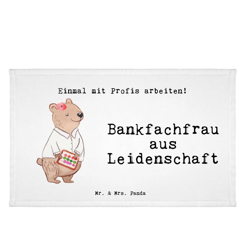 Handtuch Bankfachfrau aus Leidenschaft Gästetuch, Reisehandtuch, Sport Handtuch, Frottier, Kinder Handtuch, Beruf, Ausbildung, Jubiläum, Abschied, Rente, Kollege, Kollegin, Geschenk, Schenken, Arbeitskollege, Mitarbeiter, Firma, Danke, Dankeschön, Bankfachfrau, Bankangestellte, Bänkerin, Bankberaterin