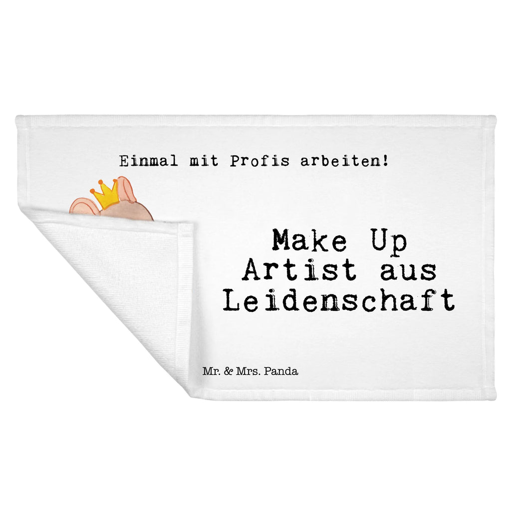 Handtuch Make Up Artist aus Leidenschaft Gästetuch, Reisehandtuch, Sport Handtuch, Frottier, Kinder Handtuch, Beruf, Ausbildung, Jubiläum, Abschied, Rente, Kollege, Kollegin, Geschenk, Schenken, Arbeitskollege, Mitarbeiter, Firma, Danke, Dankeschön, Kosmetiker, Make Up Artist, Maskenbildner, Visagist, Beauty Salon, Kosmetikstudio, Eröffnung