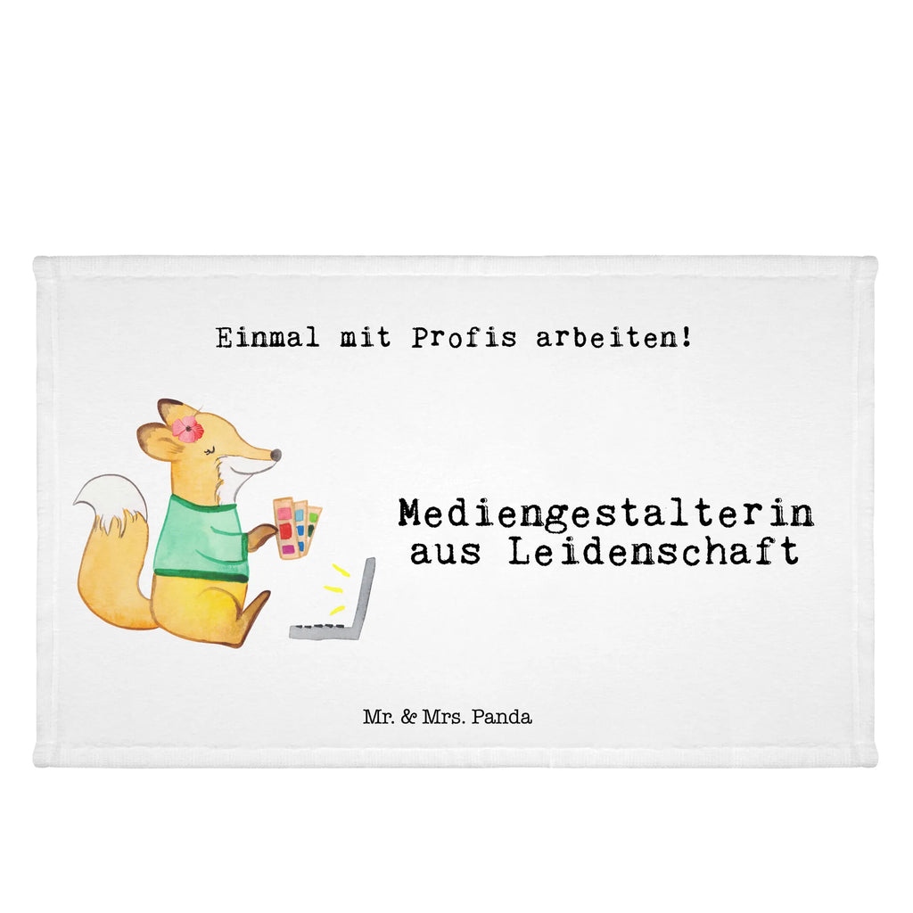 Handtuch Mediengestalterin aus Leidenschaft Gästetuch, Reisehandtuch, Sport Handtuch, Frottier, Kinder Handtuch, Beruf, Ausbildung, Jubiläum, Abschied, Rente, Kollege, Kollegin, Geschenk, Schenken, Arbeitskollege, Mitarbeiter, Firma, Danke, Dankeschön, Grafikerin, Designer, Mediengestalter, Grafikdesignerin