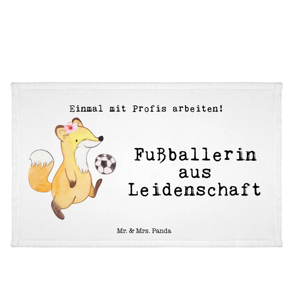 Handtuch Fußballerin aus Leidenschaft Gästetuch, Reisehandtuch, Sport Handtuch, Frottier, Kinder Handtuch, Beruf, Ausbildung, Jubiläum, Abschied, Rente, Kollege, Kollegin, Geschenk, Schenken, Arbeitskollege, Mitarbeiter, Firma, Danke, Dankeschön, Fußballerin, Fußballspielerin, Profi Fußballerin, Fußballspiel, Glücksbringer