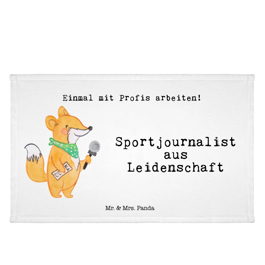 Handtuch Sportjournalist aus Leidenschaft Gästetuch, Reisehandtuch, Sport Handtuch, Frottier, Kinder Handtuch, Beruf, Ausbildung, Jubiläum, Abschied, Rente, Kollege, Kollegin, Geschenk, Schenken, Arbeitskollege, Mitarbeiter, Firma, Danke, Dankeschön, Sportjournalist, Journalist, Reporter, Redakteur, Pressebüro, Studium