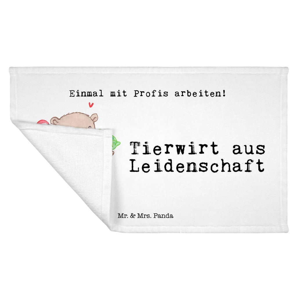 Handtuch Tierwirt aus Leidenschaft Gästetuch, Reisehandtuch, Sport Handtuch, Frottier, Kinder Handtuch, Beruf, Ausbildung, Jubiläum, Abschied, Rente, Kollege, Kollegin, Geschenk, Schenken, Arbeitskollege, Mitarbeiter, Firma, Danke, Dankeschön, Landwirt; Bauer, Tierwirt, Agronom, Farmer, Bauernhof