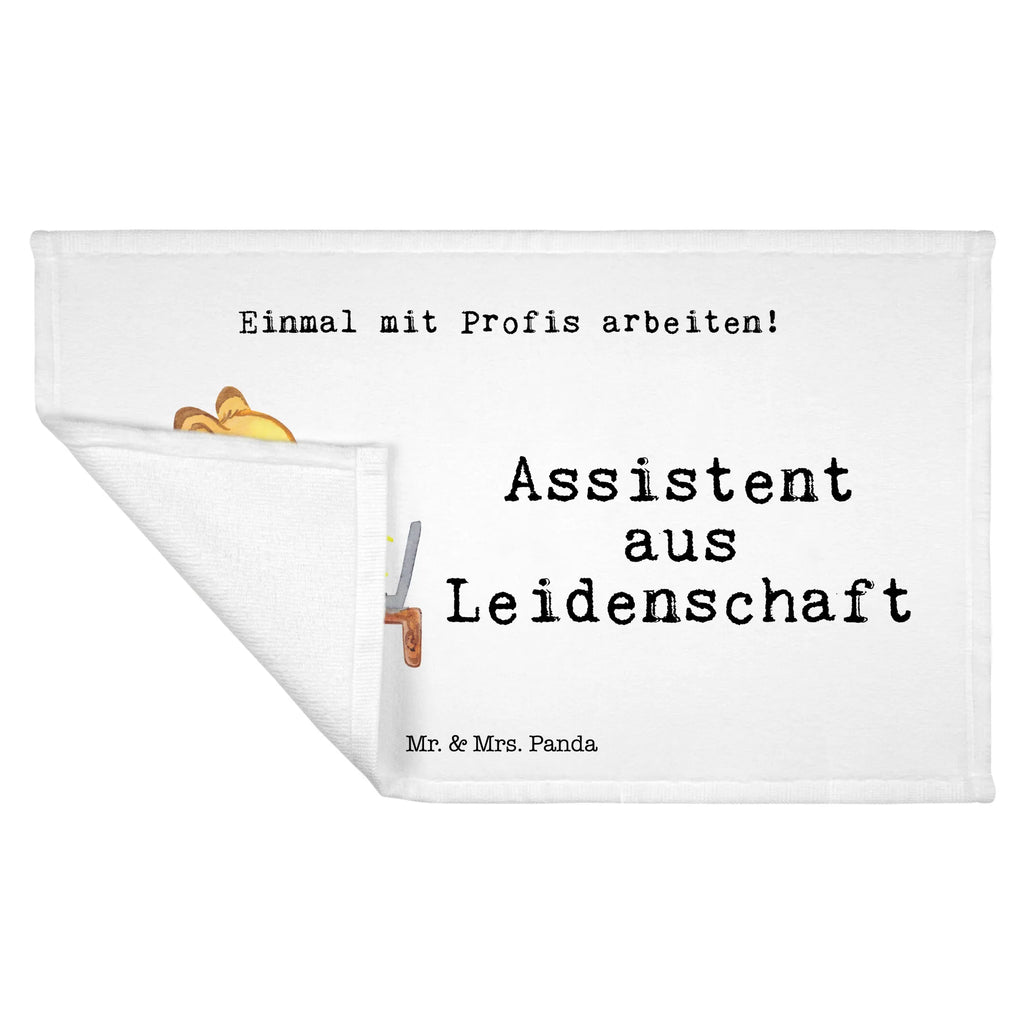 Handtuch Assistent aus Leidenschaft Gästetuch, Reisehandtuch, Sport Handtuch, Frottier, Kinder Handtuch, Beruf, Ausbildung, Jubiläum, Abschied, Rente, Kollege, Kollegin, Geschenk, Schenken, Arbeitskollege, Mitarbeiter, Firma, Danke, Dankeschön