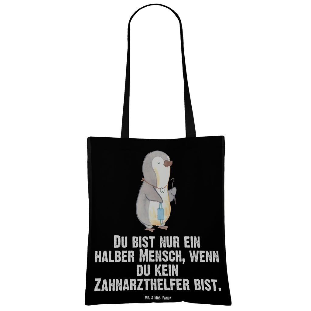 Tragetasche Zahnarzthelfer mit Herz Beuteltasche, Beutel, Einkaufstasche, Jutebeutel, Stoffbeutel, Tasche, Shopper, Umhängetasche, Strandtasche, Schultertasche, Stofftasche, Tragetasche, Badetasche, Jutetasche, Einkaufstüte, Laptoptasche, Beruf, Ausbildung, Jubiläum, Abschied, Rente, Kollege, Kollegin, Geschenk, Schenken, Arbeitskollege, Mitarbeiter, Firma, Danke, Dankeschön