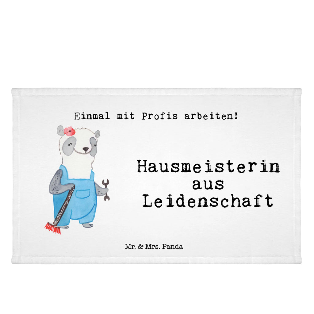 Handtuch Hausmeisterin aus Leidenschaft Gästetuch, Reisehandtuch, Sport Handtuch, Frottier, Kinder Handtuch, Beruf, Ausbildung, Jubiläum, Abschied, Rente, Kollege, Kollegin, Geschenk, Schenken, Arbeitskollege, Mitarbeiter, Firma, Danke, Dankeschön, Hausmeisterin, Concierge, Hausverwalterin, Facility Manager