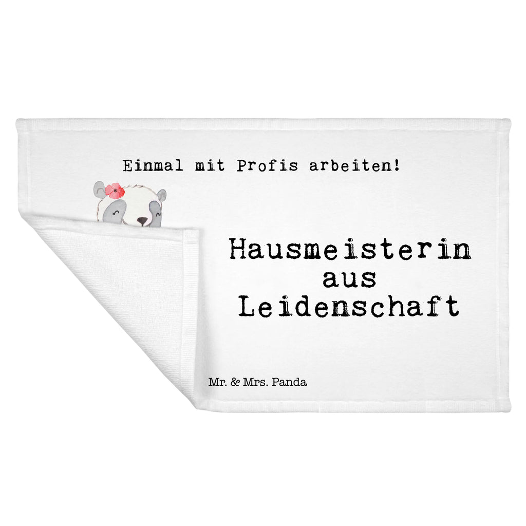 Handtuch Hausmeisterin aus Leidenschaft Gästetuch, Reisehandtuch, Sport Handtuch, Frottier, Kinder Handtuch, Beruf, Ausbildung, Jubiläum, Abschied, Rente, Kollege, Kollegin, Geschenk, Schenken, Arbeitskollege, Mitarbeiter, Firma, Danke, Dankeschön, Hausmeisterin, Concierge, Hausverwalterin, Facility Manager