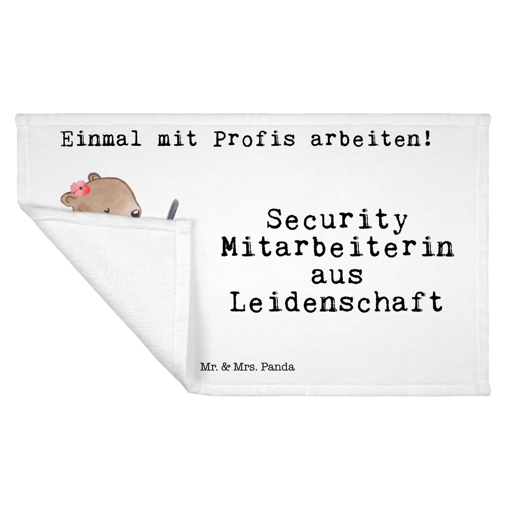 Handtuch Security Mitarbeiterin aus Leidenschaft Gästetuch, Reisehandtuch, Sport Handtuch, Frottier, Kinder Handtuch, Beruf, Ausbildung, Jubiläum, Abschied, Rente, Kollege, Kollegin, Geschenk, Schenken, Arbeitskollege, Mitarbeiter, Firma, Danke, Dankeschön