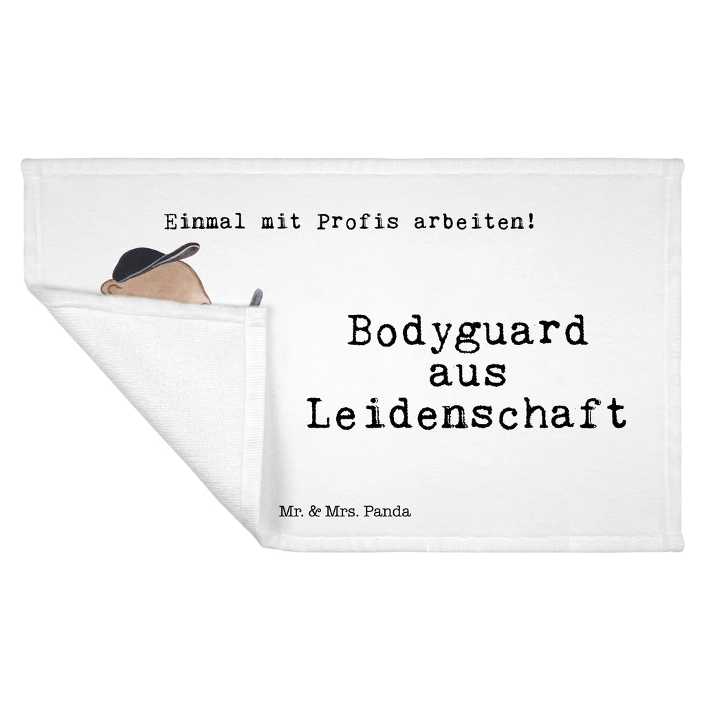 Handtuch Bodyguard aus Leidenschaft Gästetuch, Reisehandtuch, Sport Handtuch, Frottier, Kinder Handtuch, Beruf, Ausbildung, Jubiläum, Abschied, Rente, Kollege, Kollegin, Geschenk, Schenken, Arbeitskollege, Mitarbeiter, Firma, Danke, Dankeschön, Bodyguard, Personenschützer