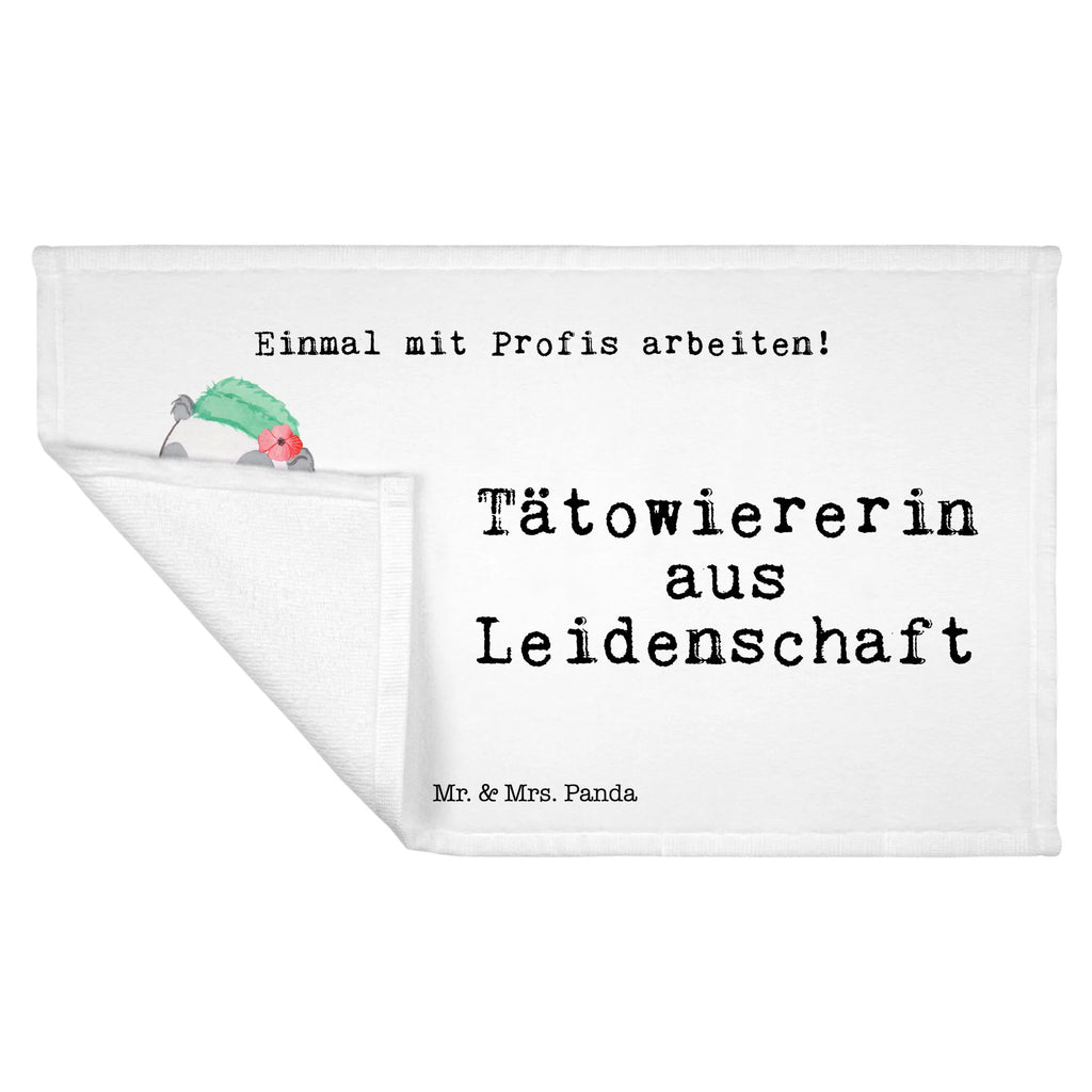 Handtuch Tätowiererin aus Leidenschaft Gästetuch, Reisehandtuch, Sport Handtuch, Frottier, Kinder Handtuch, Beruf, Ausbildung, Jubiläum, Abschied, Rente, Kollege, Kollegin, Geschenk, Schenken, Arbeitskollege, Mitarbeiter, Firma, Danke, Dankeschön