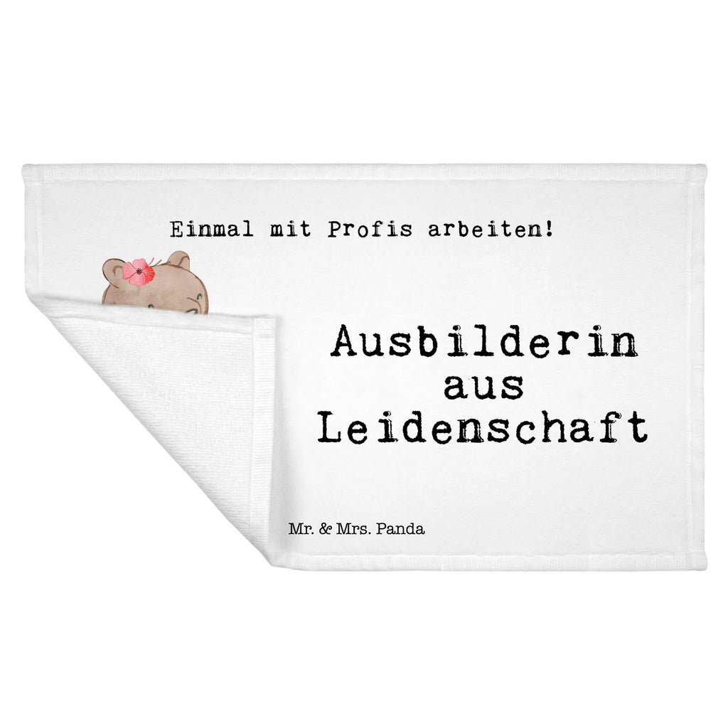 Handtuch Ausbilderin aus Leidenschaft Gästetuch, Reisehandtuch, Sport Handtuch, Frottier, Kinder Handtuch, Beruf, Ausbildung, Jubiläum, Abschied, Rente, Kollege, Kollegin, Geschenk, Schenken, Arbeitskollege, Mitarbeiter, Firma, Danke, Dankeschön, Ausbilderin, Tutorin, Ausbilderprüfung