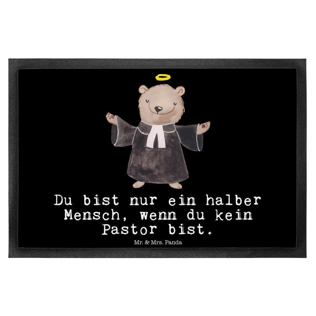 Fußmatte Pastor mit Herz Türvorleger, Schmutzmatte, Fußabtreter, Matte, Schmutzfänger, Fußabstreifer, Schmutzfangmatte, Türmatte, Motivfußmatte, Haustürmatte, Vorleger, Fussmatten, Fußmatten, Gummimatte, Fußmatte außen, Fußmatte innen, Fussmatten online, Gummi Matte, Sauberlaufmatte, Fußmatte waschbar, Fußmatte outdoor, Schmutzfangmatte waschbar, Eingangsteppich, Fußabstreifer außen, Fußabtreter außen, Schmutzfangteppich, Fußmatte außen wetterfest, Beruf, Ausbildung, Jubiläum, Abschied, Rente, Kollege, Kollegin, Geschenk, Schenken, Arbeitskollege, Mitarbeiter, Firma, Danke, Dankeschön, Pastor, Diener Gottes<br />Geistlicher, Pfarrer, Prediger<br />Priester, Theologe, Kirche