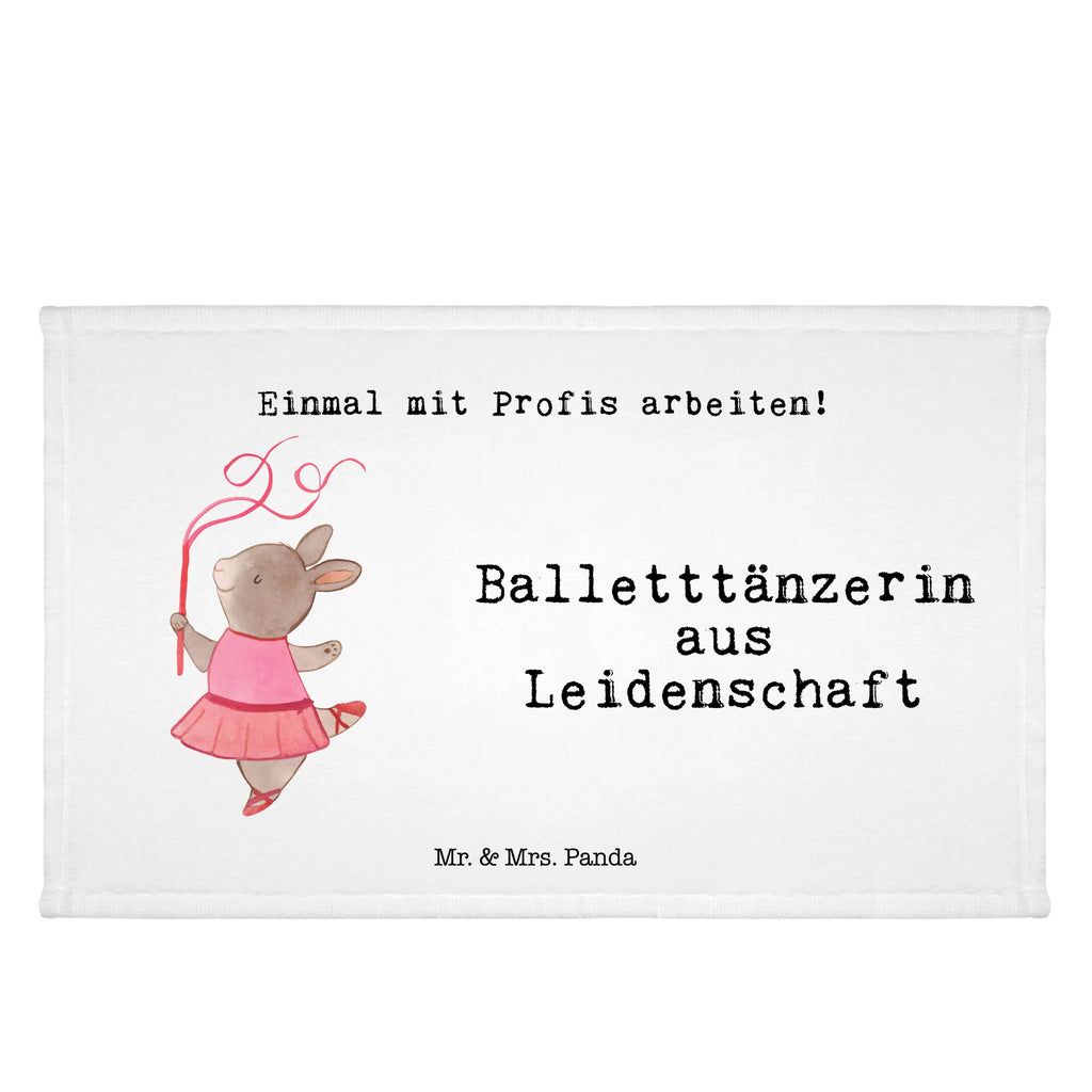 Handtuch Balletttänzerin aus Leidenschaft Gästetuch, Reisehandtuch, Sport Handtuch, Frottier, Kinder Handtuch, Beruf, Ausbildung, Jubiläum, Abschied, Rente, Kollege, Kollegin, Geschenk, Schenken, Arbeitskollege, Mitarbeiter, Firma, Danke, Dankeschön, Balletttänzerin, Ballerina, Ballett, Glücksbringer Auftritt, Ballettaufführung, Ballettunterricht, Ballettstunden