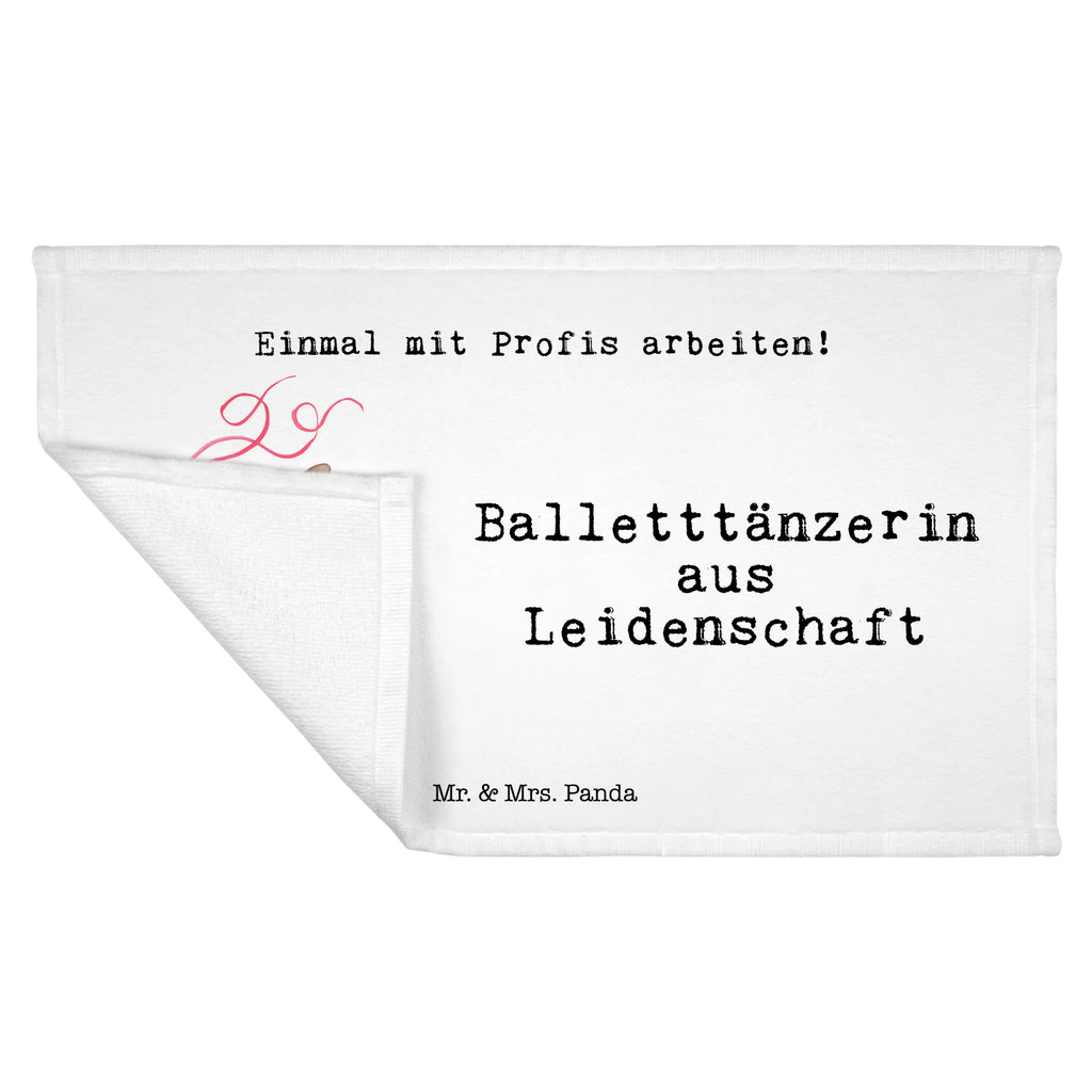 Handtuch Balletttänzerin aus Leidenschaft Gästetuch, Reisehandtuch, Sport Handtuch, Frottier, Kinder Handtuch, Beruf, Ausbildung, Jubiläum, Abschied, Rente, Kollege, Kollegin, Geschenk, Schenken, Arbeitskollege, Mitarbeiter, Firma, Danke, Dankeschön, Balletttänzerin, Ballerina, Ballett, Glücksbringer Auftritt, Ballettaufführung, Ballettunterricht, Ballettstunden