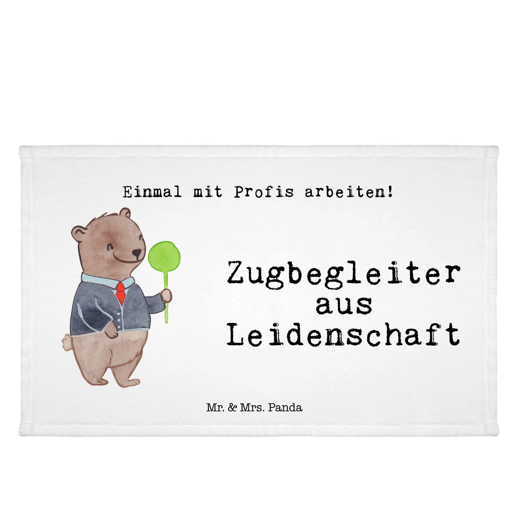 Handtuch Zugbegleiter aus Leidenschaft Gästetuch, Reisehandtuch, Sport Handtuch, Frottier, Kinder Handtuch, Beruf, Ausbildung, Jubiläum, Abschied, Rente, Kollege, Kollegin, Geschenk, Schenken, Arbeitskollege, Mitarbeiter, Firma, Danke, Dankeschön