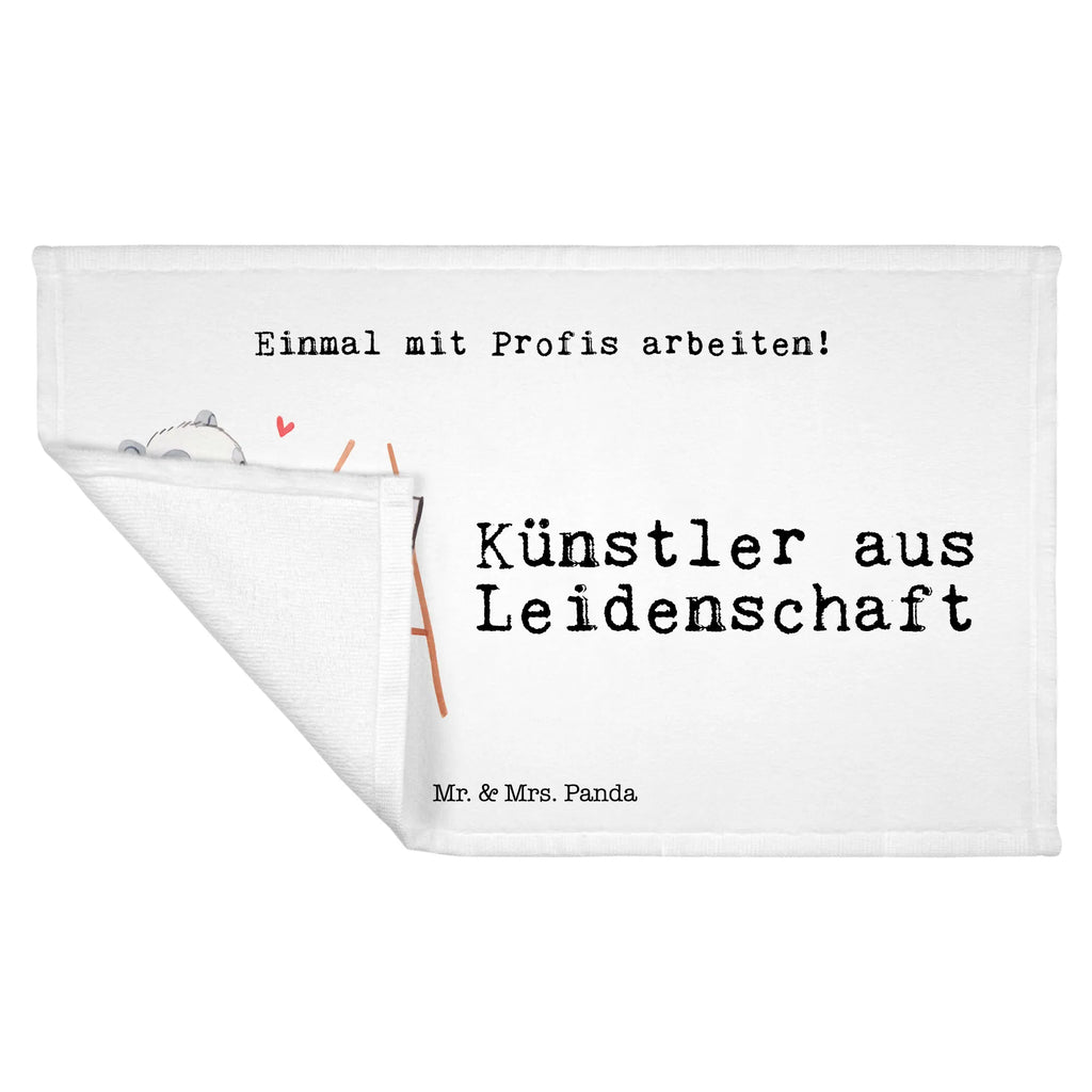 Handtuch Künstler aus Leidenschaft Gästetuch, Reisehandtuch, Sport Handtuch, Frottier, Kinder Handtuch, Beruf, Ausbildung, Jubiläum, Abschied, Rente, Kollege, Kollegin, Geschenk, Schenken, Arbeitskollege, Mitarbeiter, Firma, Danke, Dankeschön, Künstler, Maler, Kunstmaler, Galerie Eröffnung, Kunstschule