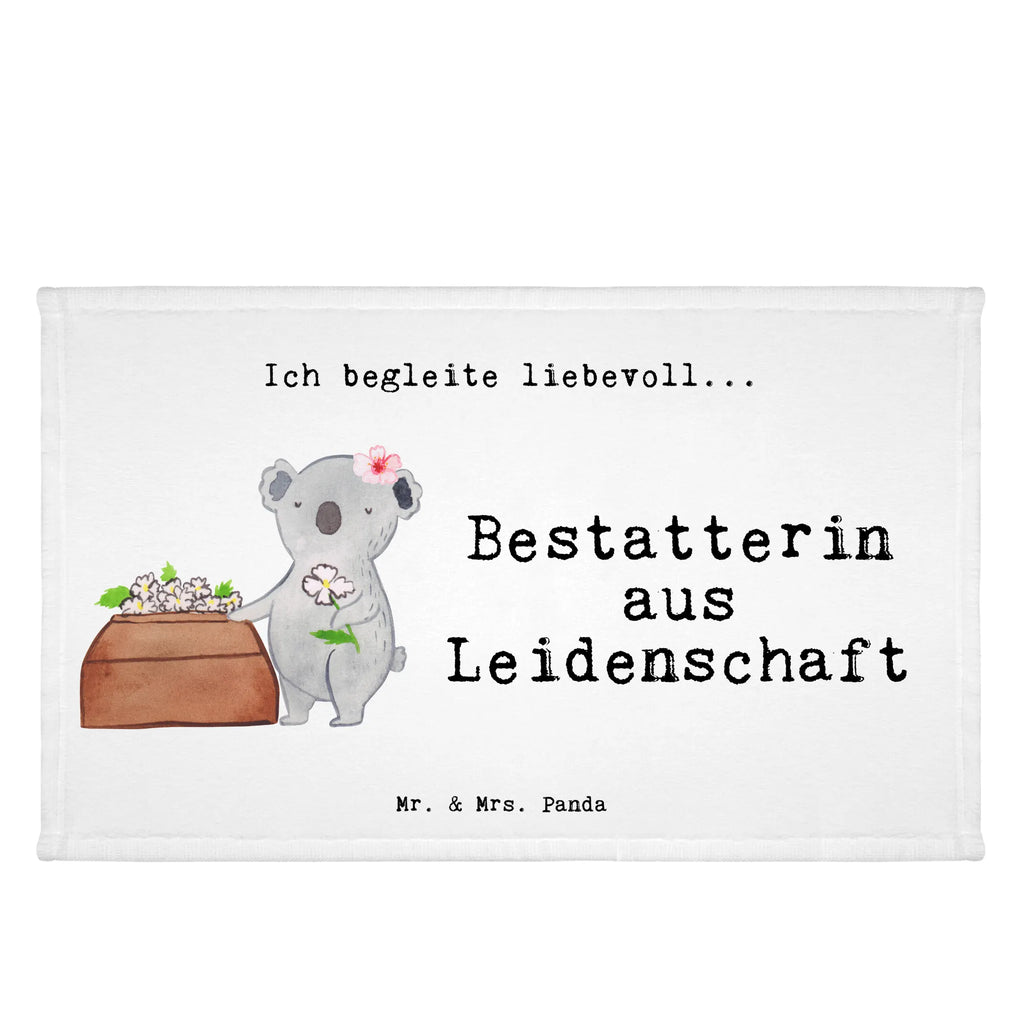 Handtuch Bestatterin aus Leidenschaft Gästetuch, Reisehandtuch, Sport Handtuch, Frottier, Kinder Handtuch, Beruf, Ausbildung, Jubiläum, Abschied, Rente, Kollege, Kollegin, Geschenk, Schenken, Arbeitskollege, Mitarbeiter, Firma, Danke, Dankeschön