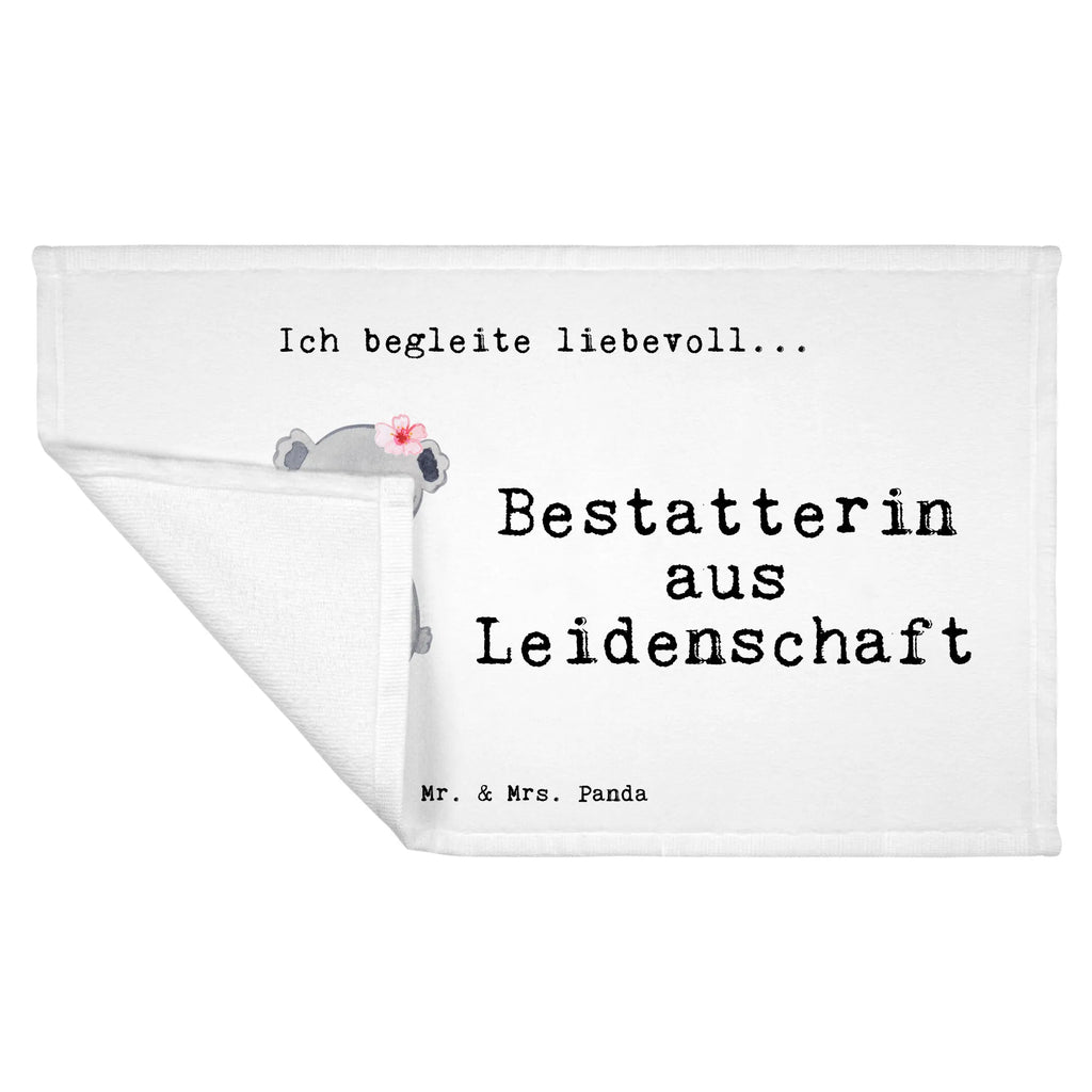 Handtuch Bestatterin aus Leidenschaft Gästetuch, Reisehandtuch, Sport Handtuch, Frottier, Kinder Handtuch, Beruf, Ausbildung, Jubiläum, Abschied, Rente, Kollege, Kollegin, Geschenk, Schenken, Arbeitskollege, Mitarbeiter, Firma, Danke, Dankeschön