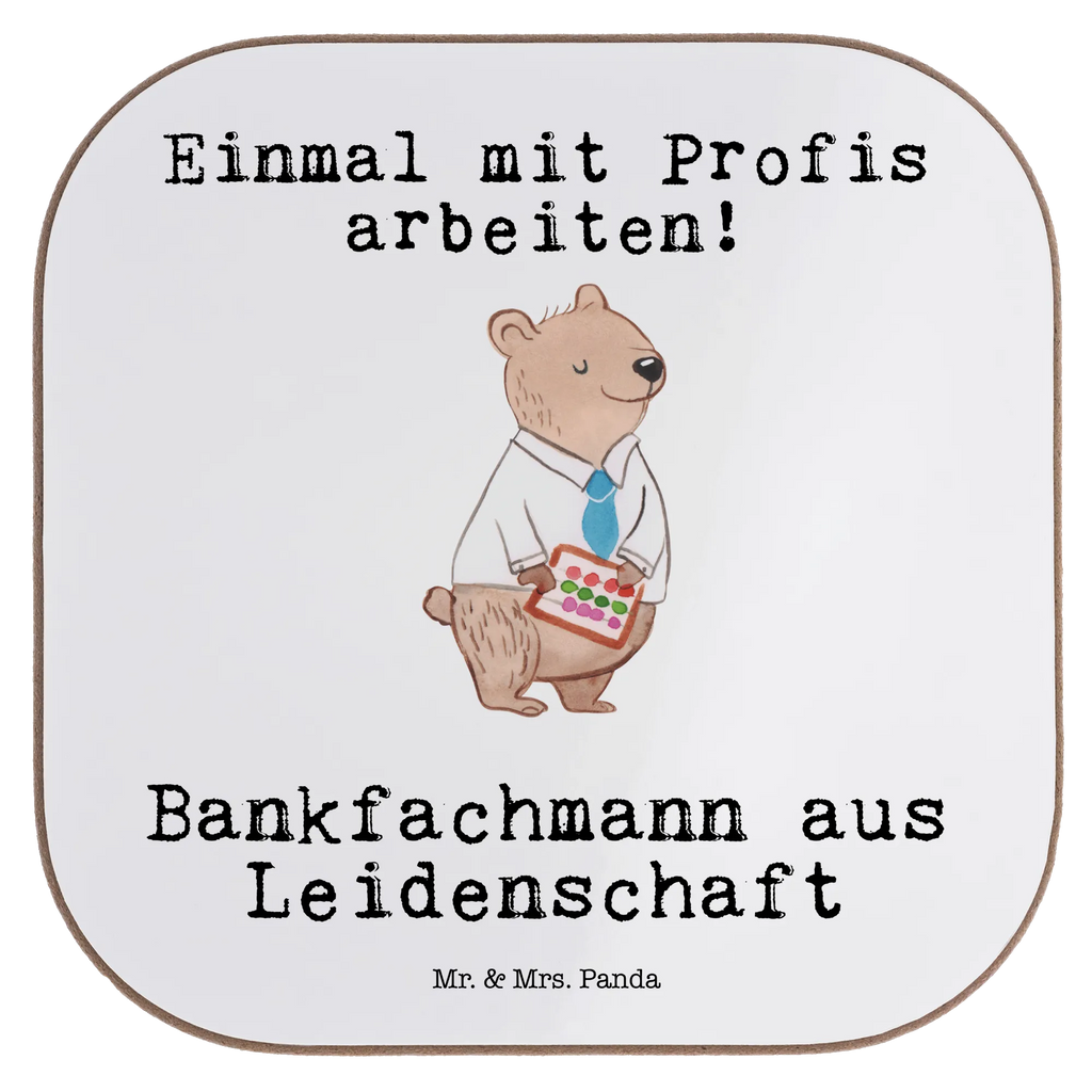 Quadratische Untersetzer Bankfachmann aus Leidenschaft Untersetzer, Bierdeckel, Glasuntersetzer, Untersetzer Gläser, Getränkeuntersetzer, Untersetzer aus Holz, Untersetzer für Gläser, Korkuntersetzer, Untersetzer Holz, Holzuntersetzer, Tassen Untersetzer, Untersetzer Design, Beruf, Ausbildung, Jubiläum, Abschied, Rente, Kollege, Kollegin, Geschenk, Schenken, Arbeitskollege, Mitarbeiter, Firma, Danke, Dankeschön, Bankfachmann, Bankangestellter, Bänker, Bankberater